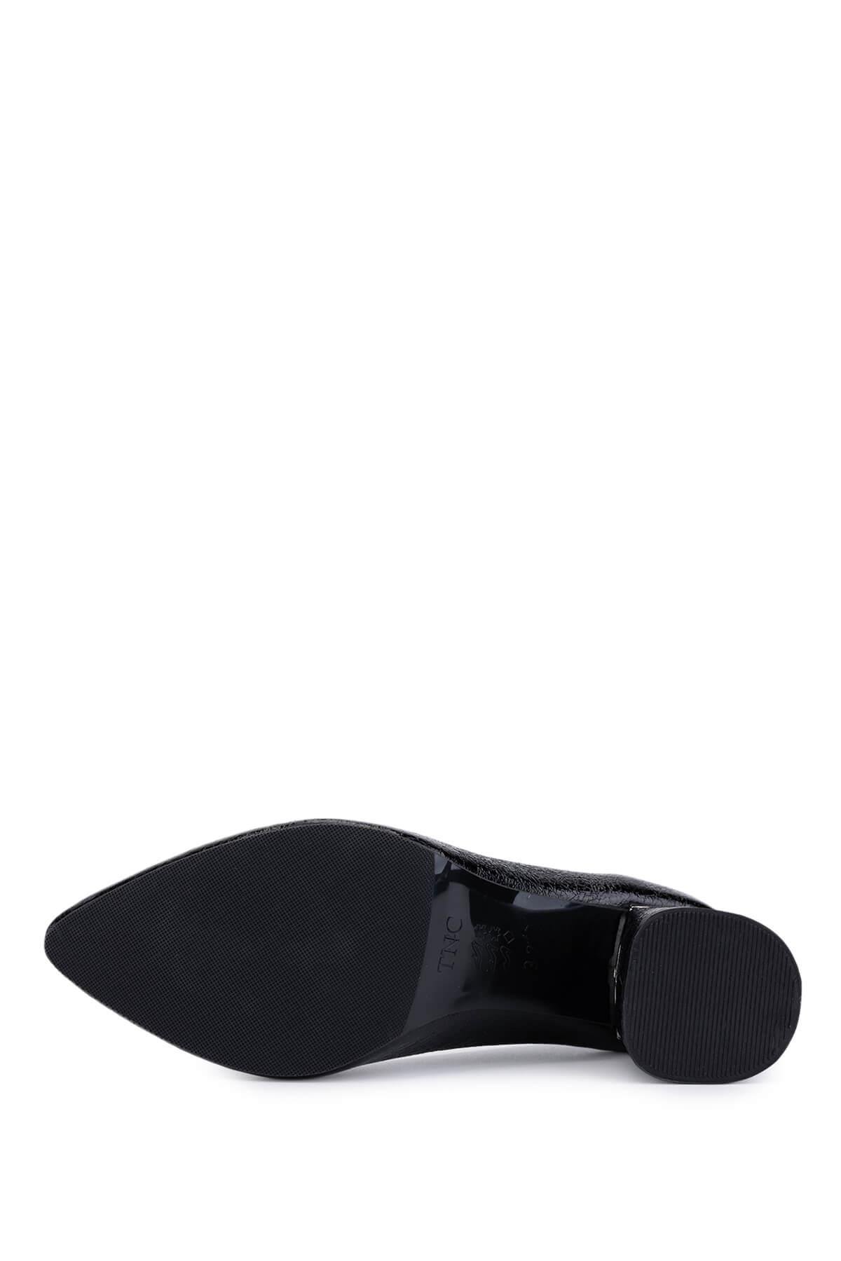 Tamer Tanca Kadın Hakiki Deri Siyah Topuklu & Stiletto Ayakkabı