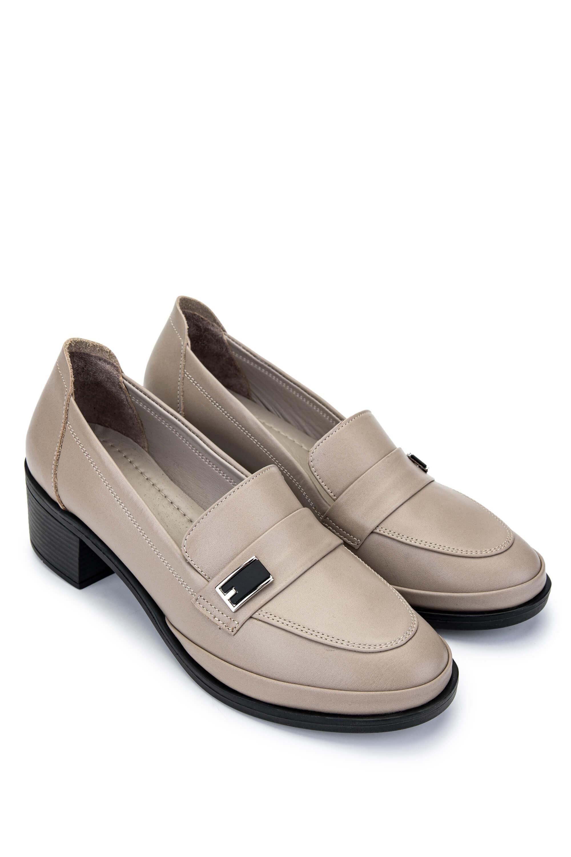 Tamer Tanca Kadın Hakiki Deri Vizon Makosen Ayakkabı