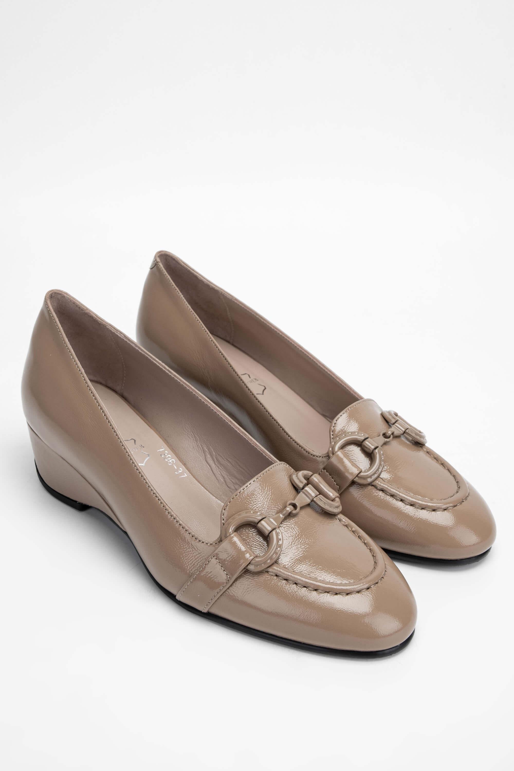 Tamer Tanca Kadın Hakiki Deri Vizon Rugan Klasik Ayakkabı