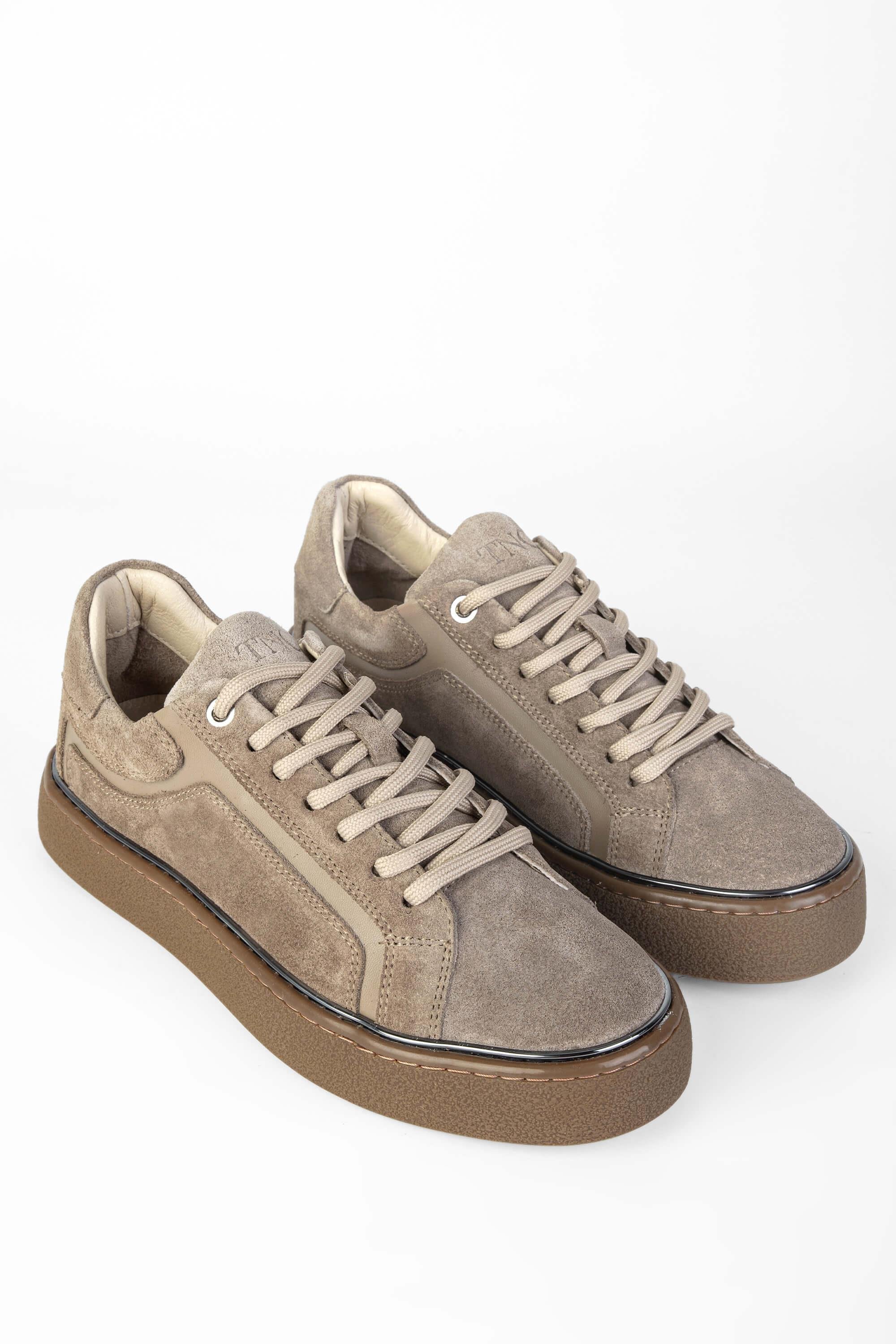 Tamer Tanca Kadın Hakiki Deri Vizon Sneakers & Spor Ayakkabı