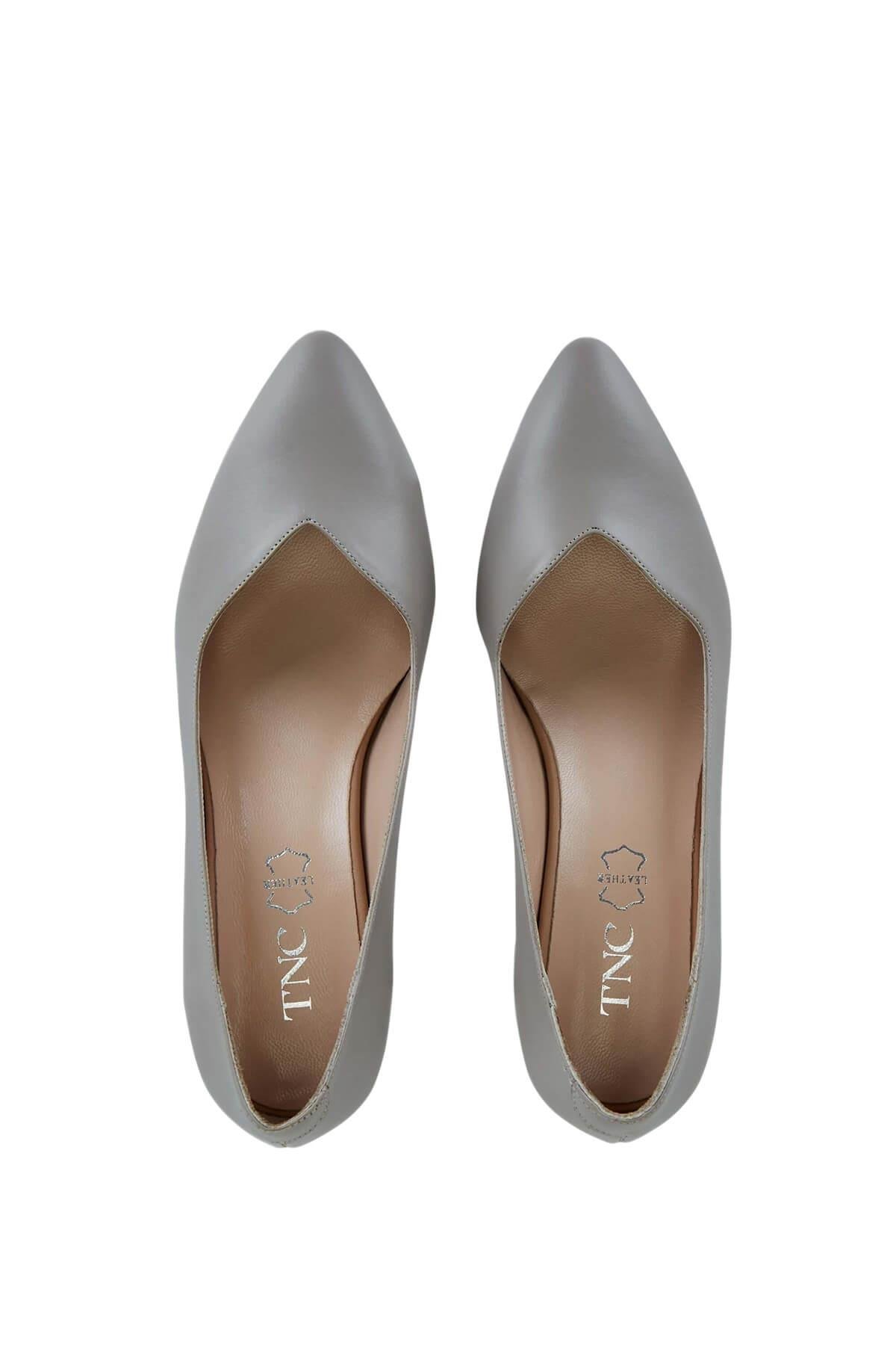 Tamer Tanca Kadın Hakiki Deri Vizon Topuklu Ayakkabı