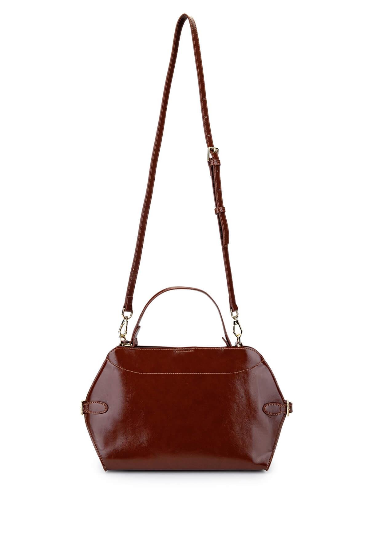 Tamer Tanca Kadın Suni Deri Camel Omuz Çanta