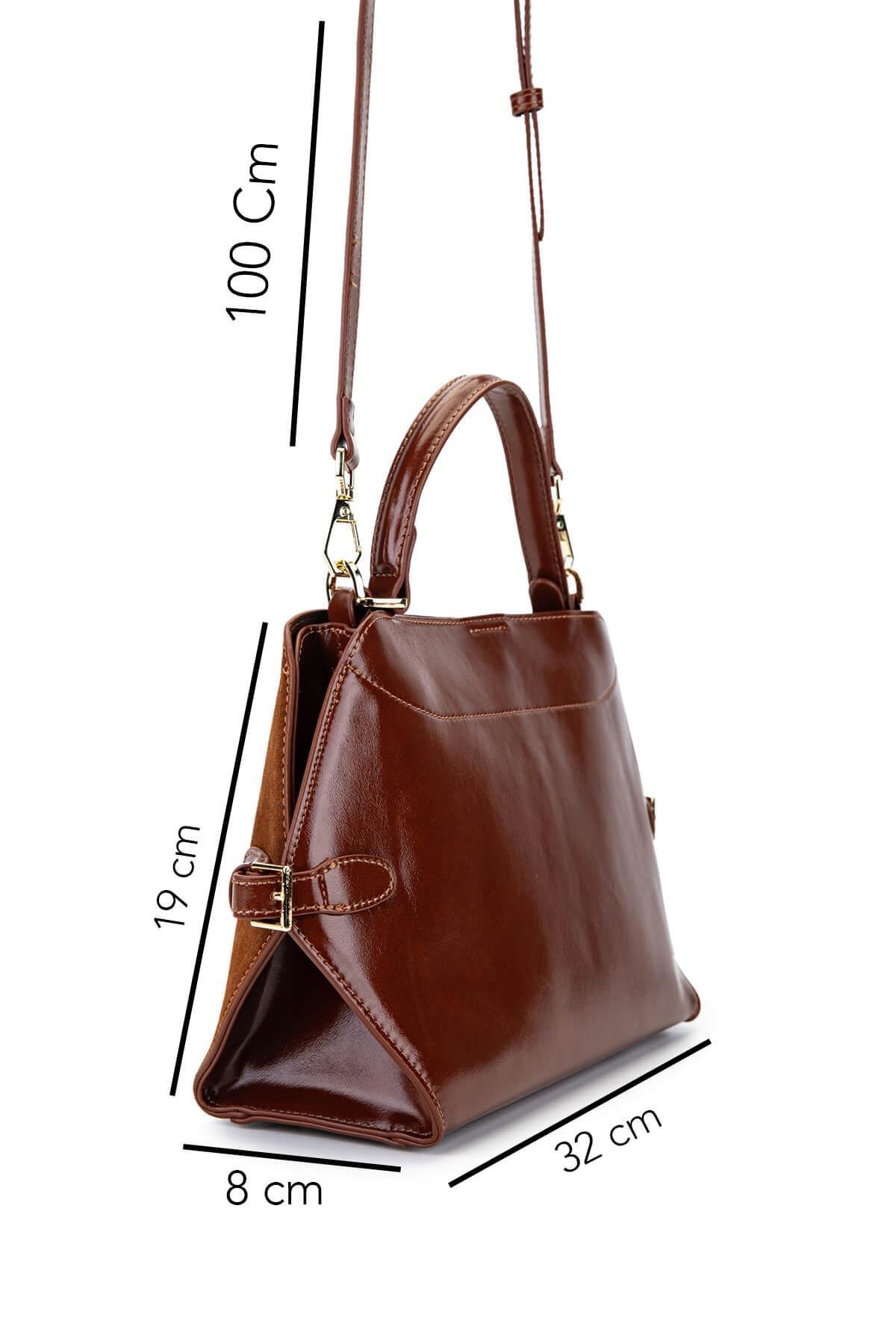 Tamer Tanca Kadın Suni Deri Camel Omuz Çanta