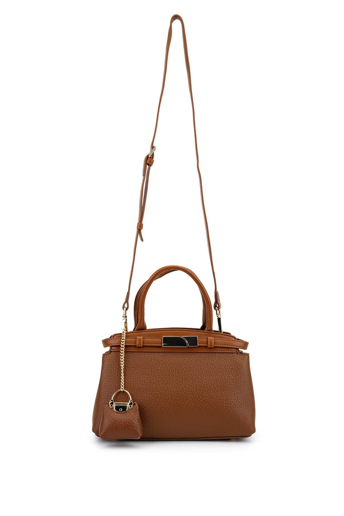 Tamer Tanca Kadın Suni Deri Camel Omuz Çanta