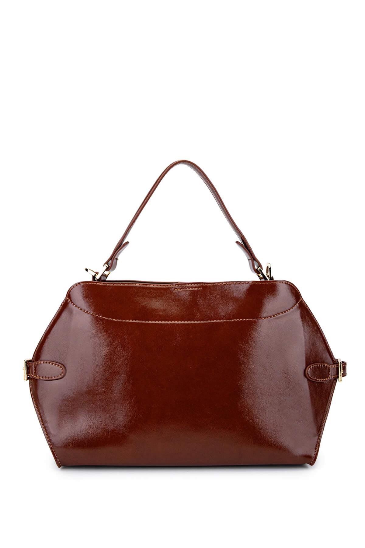 Tamer Tanca Kadın Suni Deri Camel Omuz Çanta