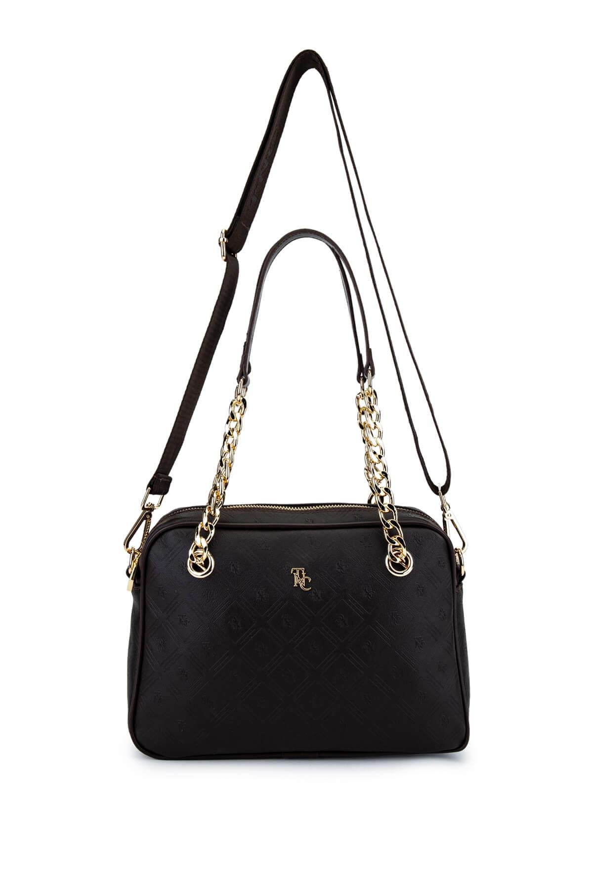 Tamer Tanca Kadın Suni Deri Kahverengi Postacı Çanta