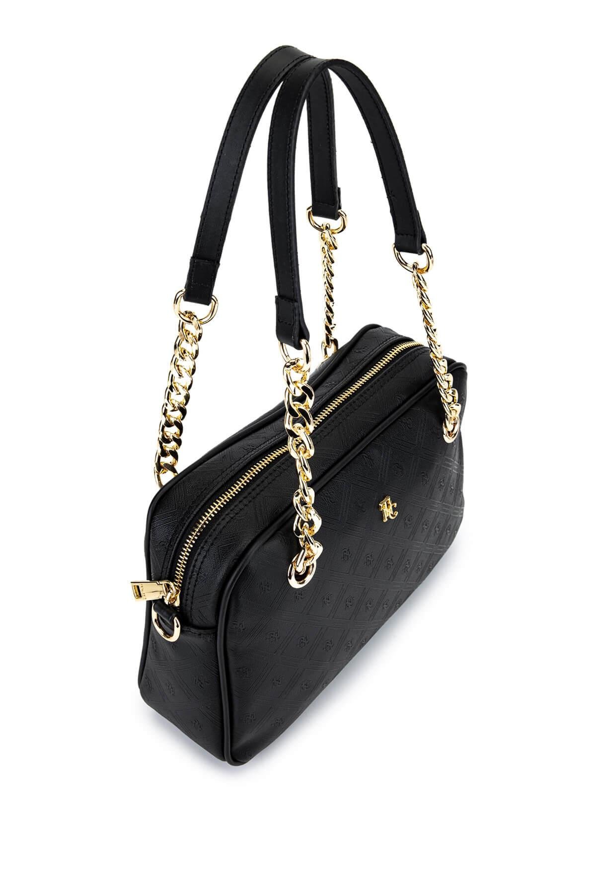 Tamer Tanca Kadın Suni Deri Siyah Postacı Çanta