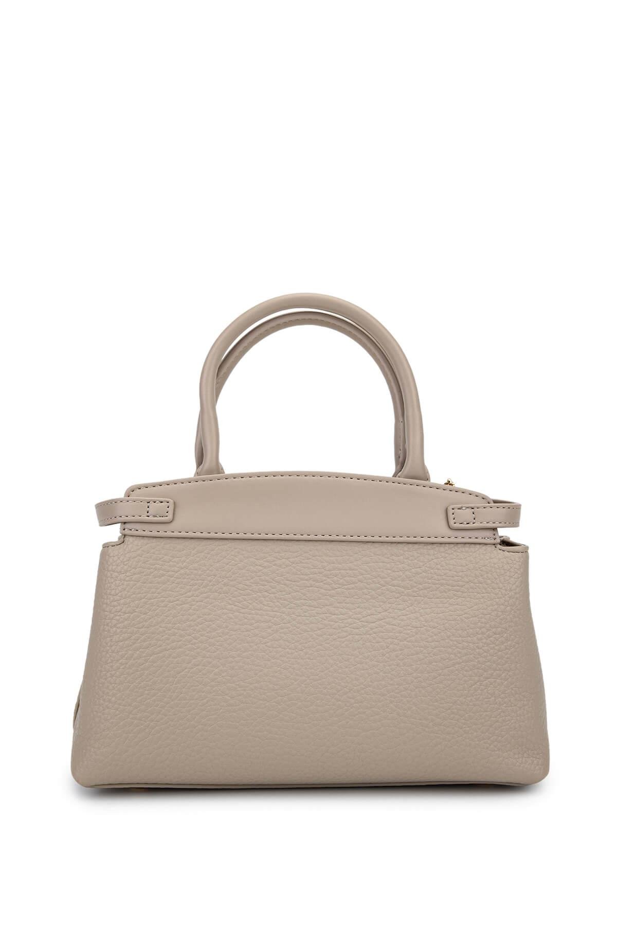 Tamer Tanca Kadın Suni Deri Taupe Omuz Çanta