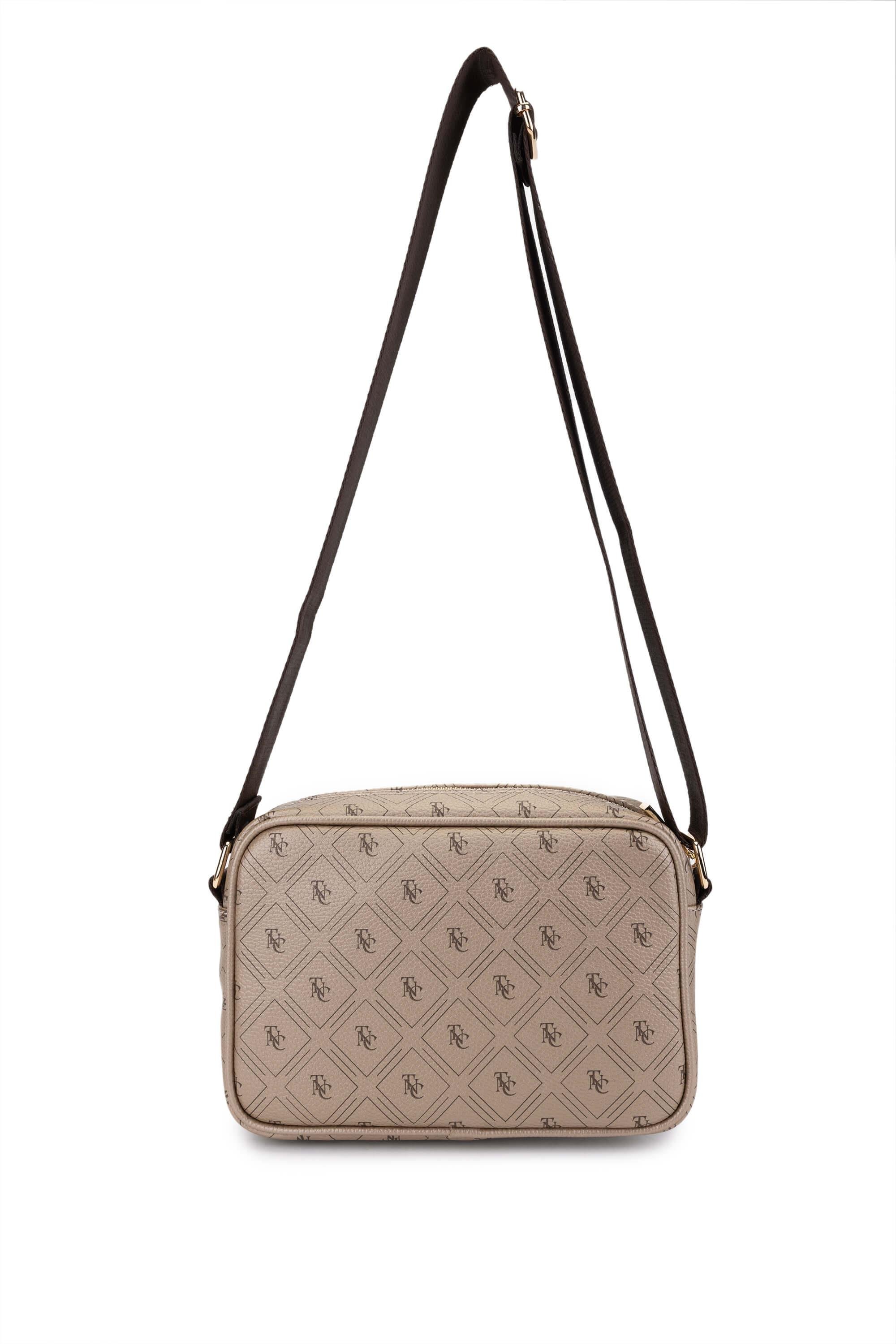 Tamer Tanca Kadın Vegan Altın Postacı Çanta