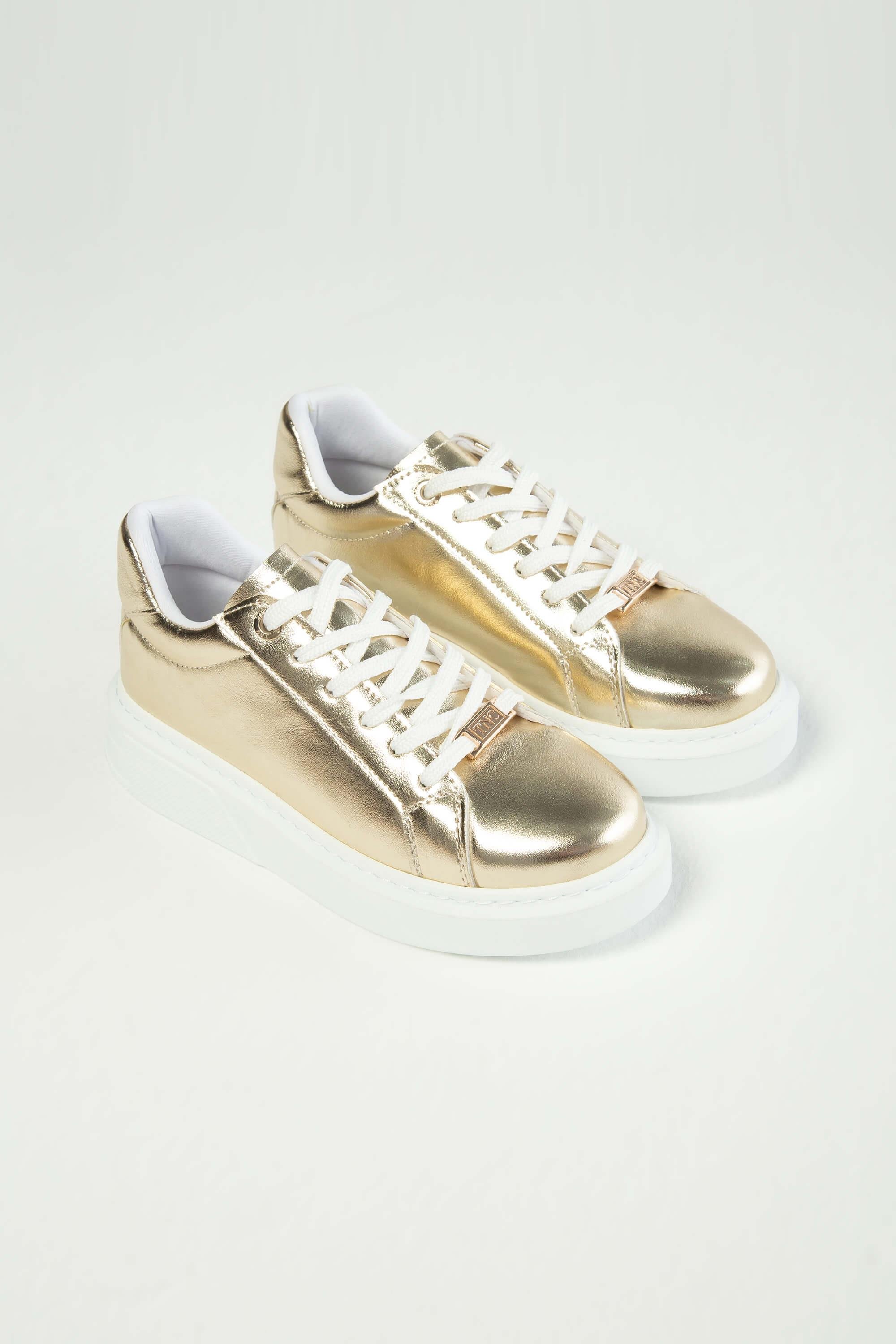 Tamer Tanca Kadın Vegan Altın Sneakers & Spor Ayakkabı