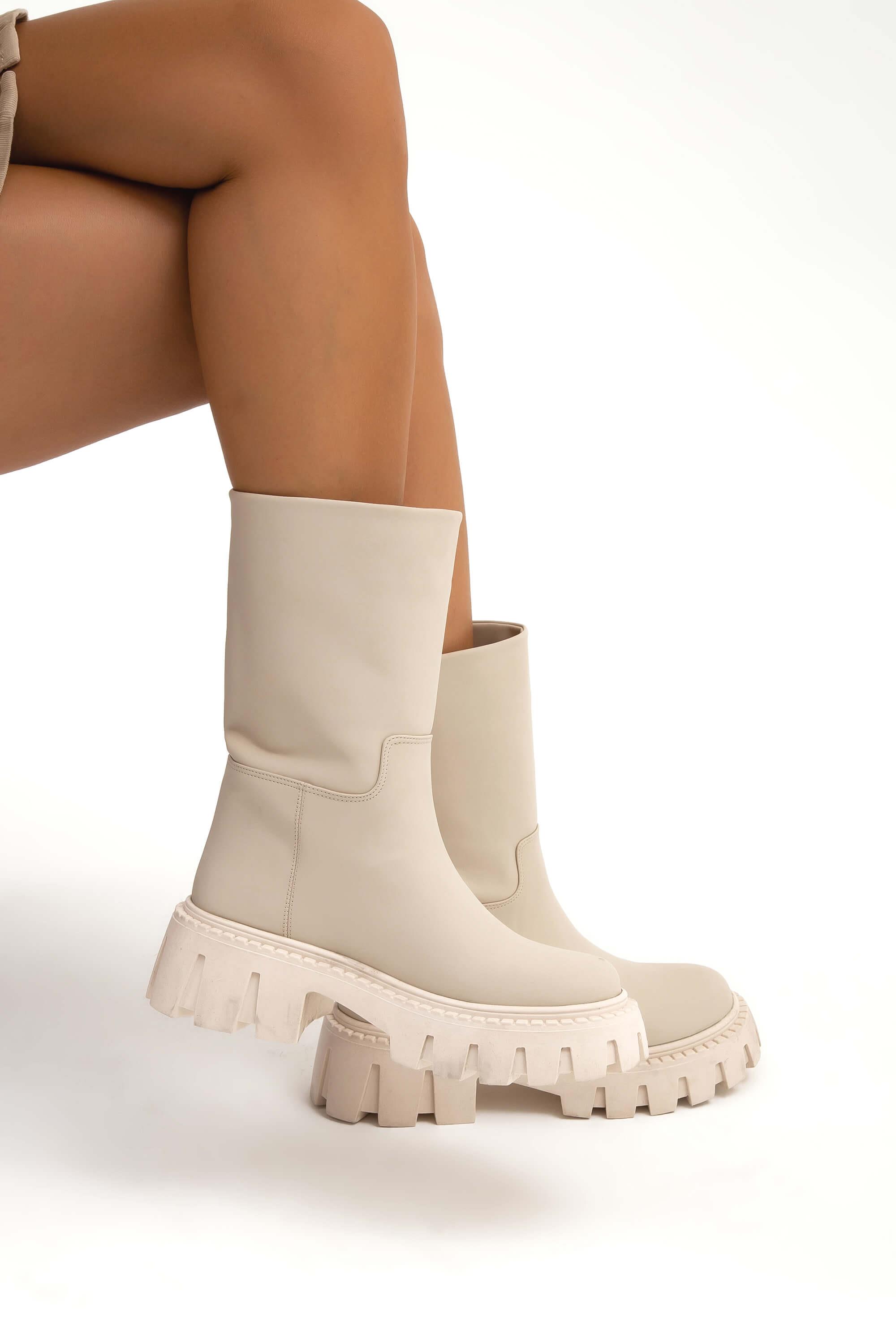 Tamer Tanca Kadın Vegan Bej Casual Bot