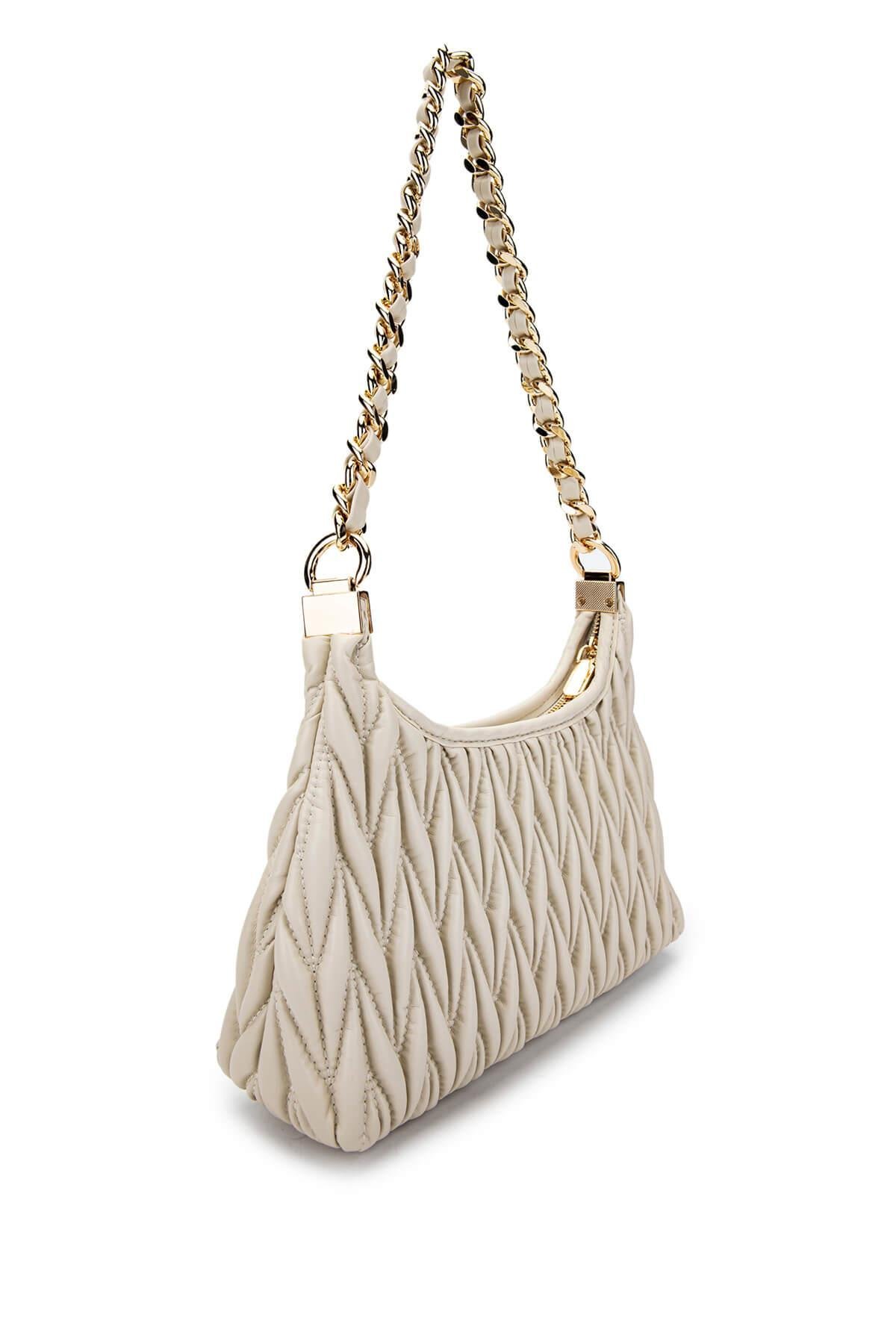 Tamer Tanca Kadın Vegan Bej Omuz Çanta