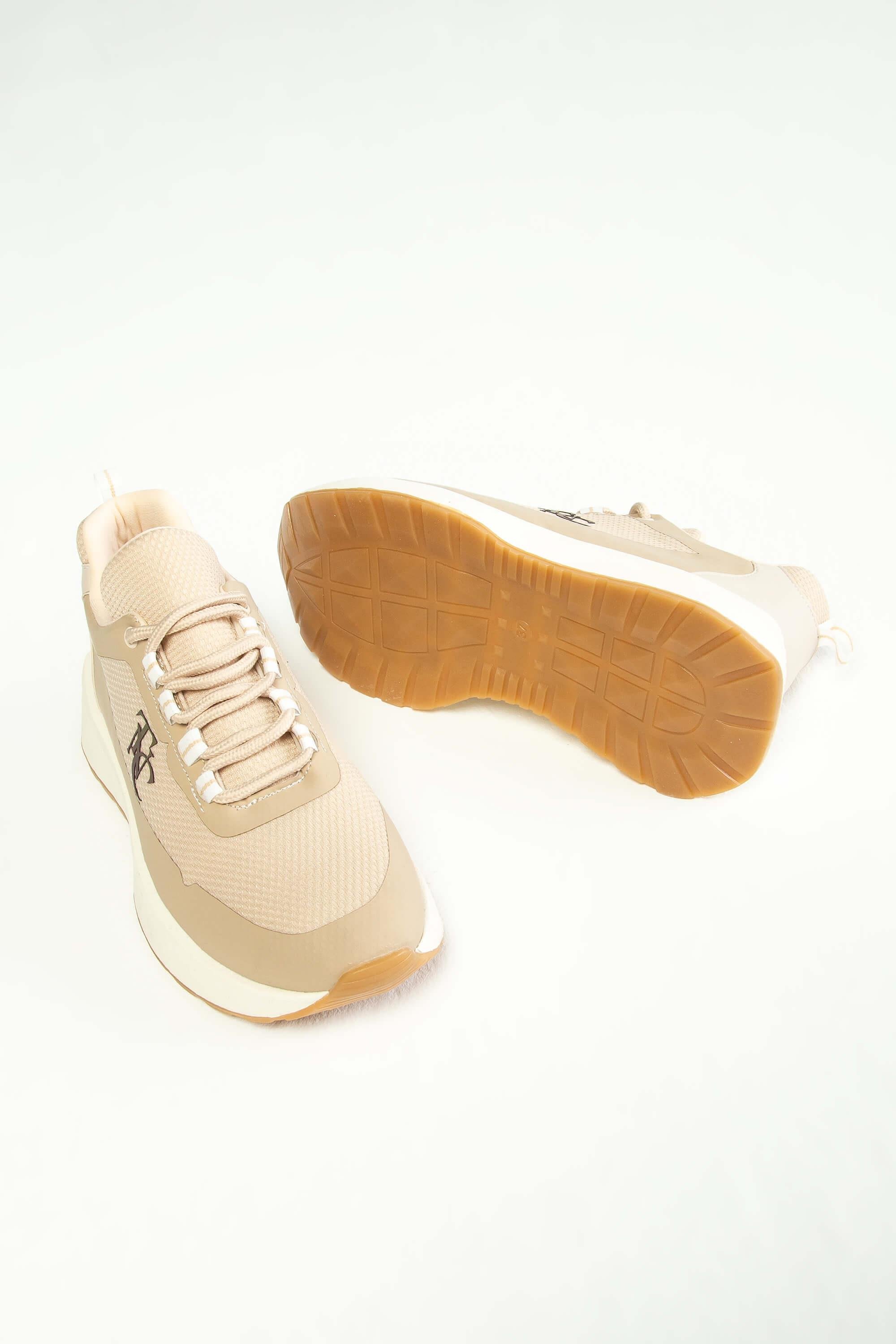 Tamer Tanca Kadın Vegan Bej Sneakers & Spor Ayakkabı