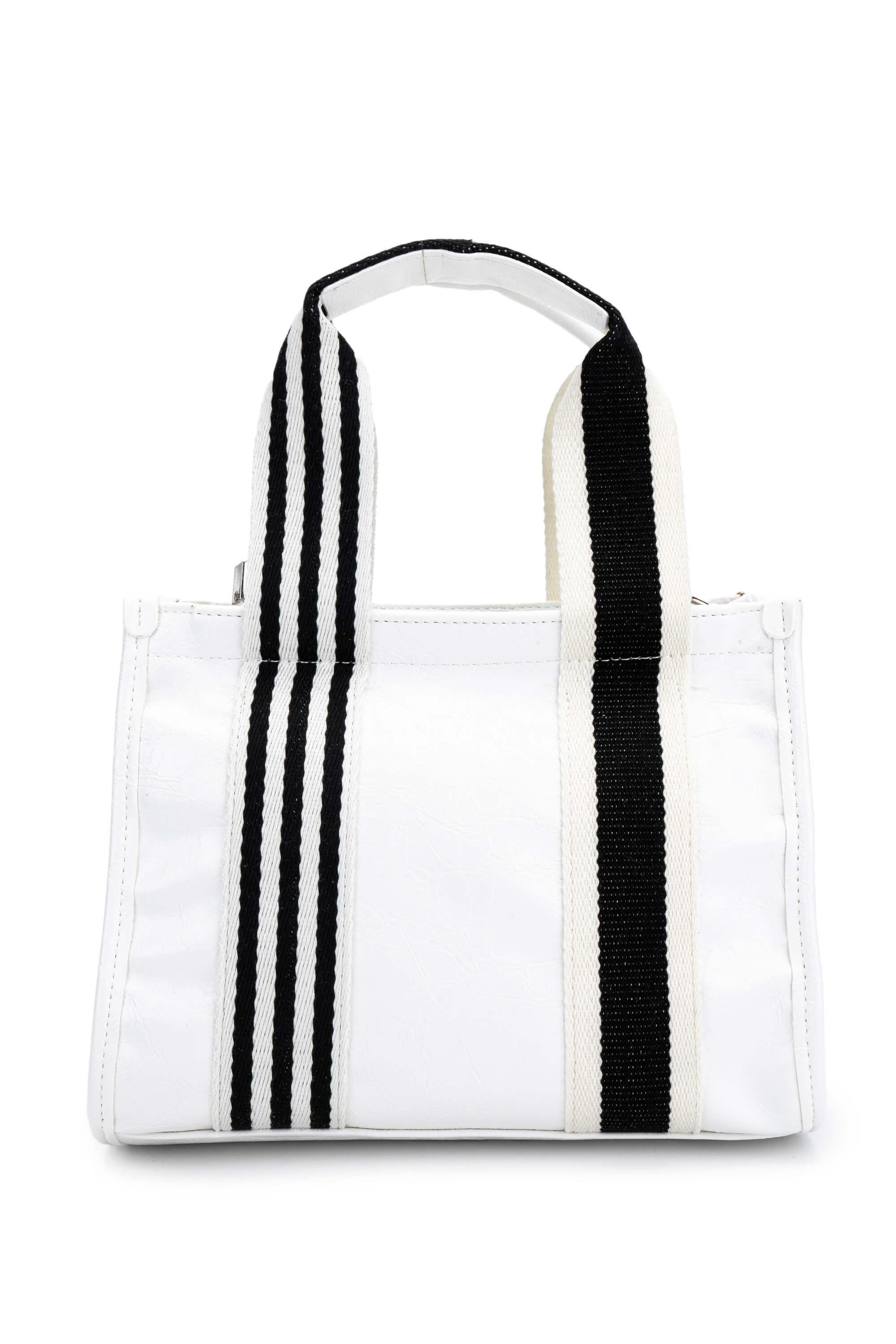 Tamer Tanca Kadın Vegan Beyaz Omuz Çanta