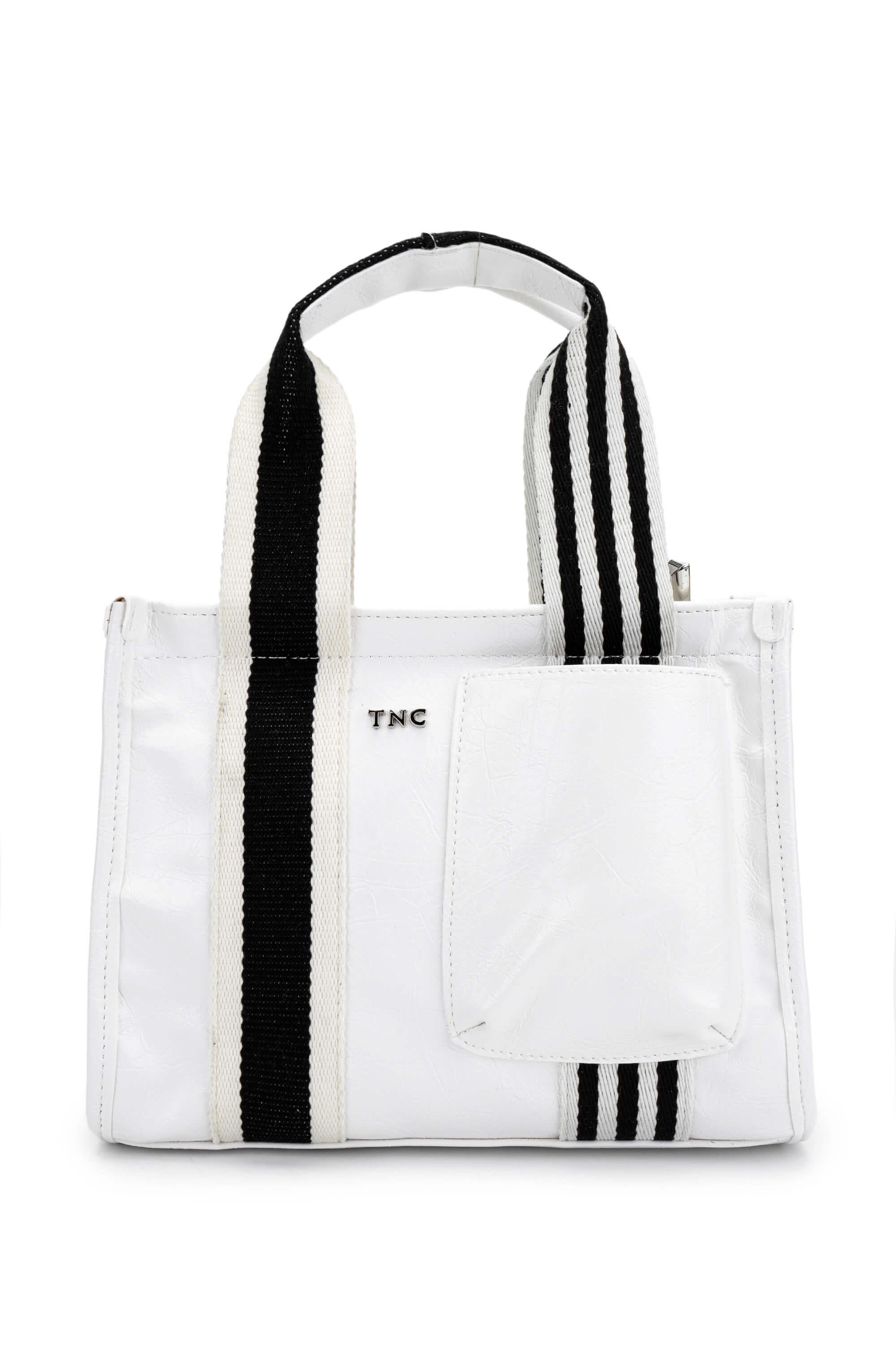 Tamer Tanca Kadın Vegan Beyaz Omuz Çanta