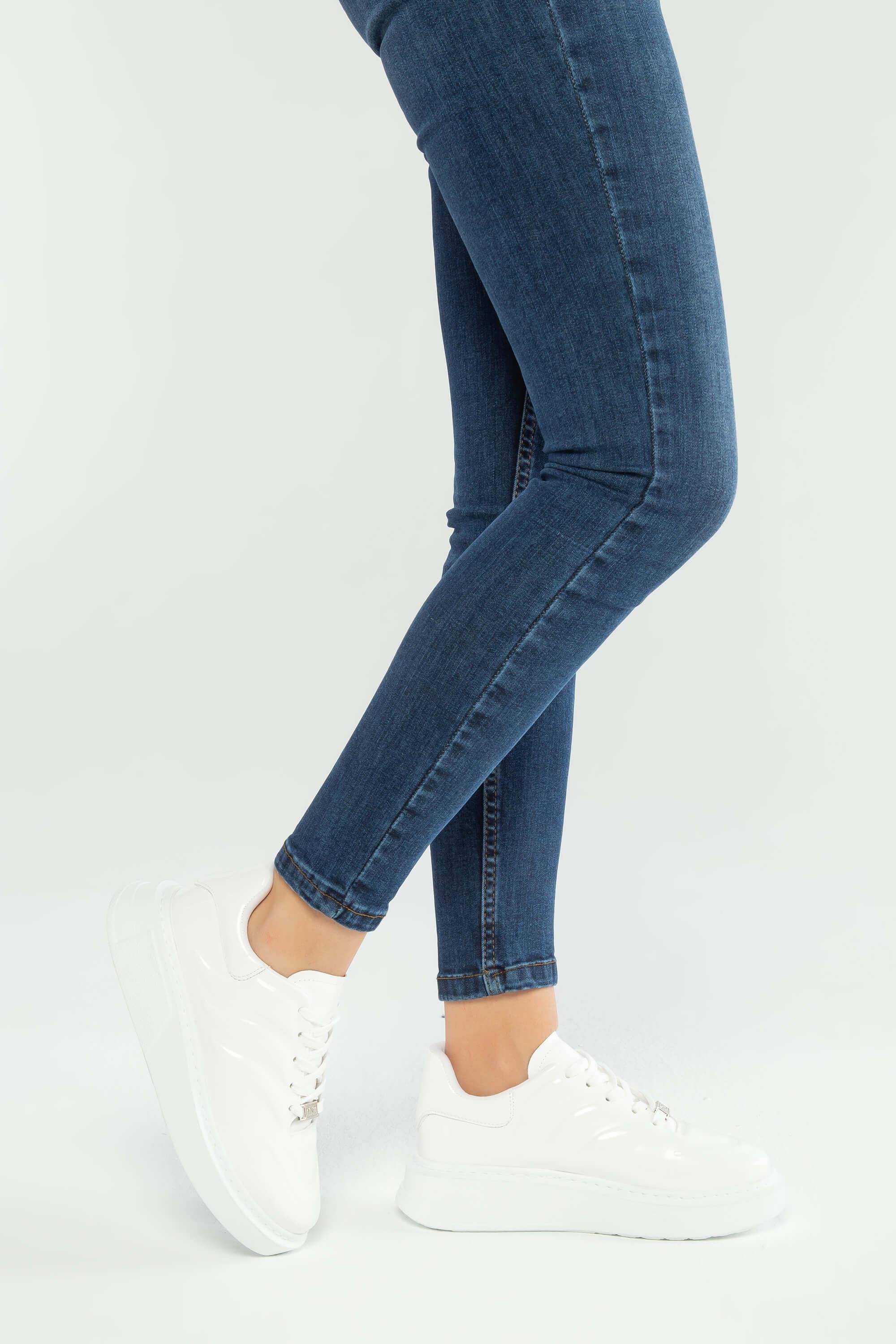 Tamer Tanca Kadın Vegan Beyaz Sneakers & Spor Ayakkabı