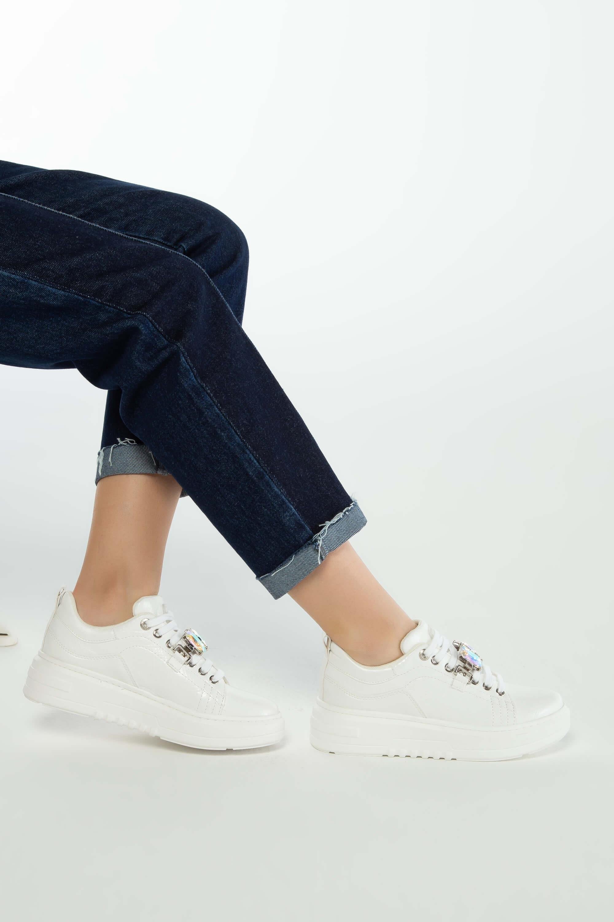 Tamer Tanca Kadın Vegan Beyaz Sneakers & Spor Ayakkabı
