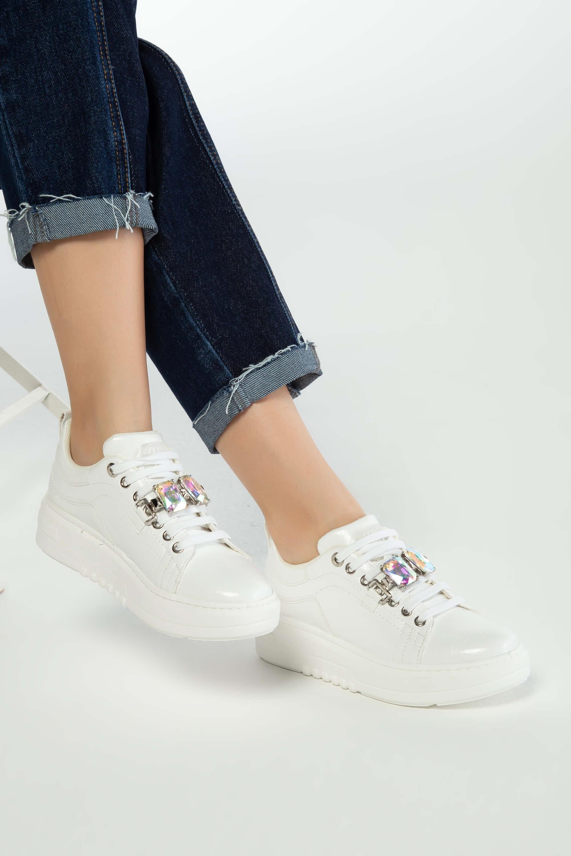 Tamer Tanca Kadın Vegan Beyaz Sneakers & Spor Ayakkabı