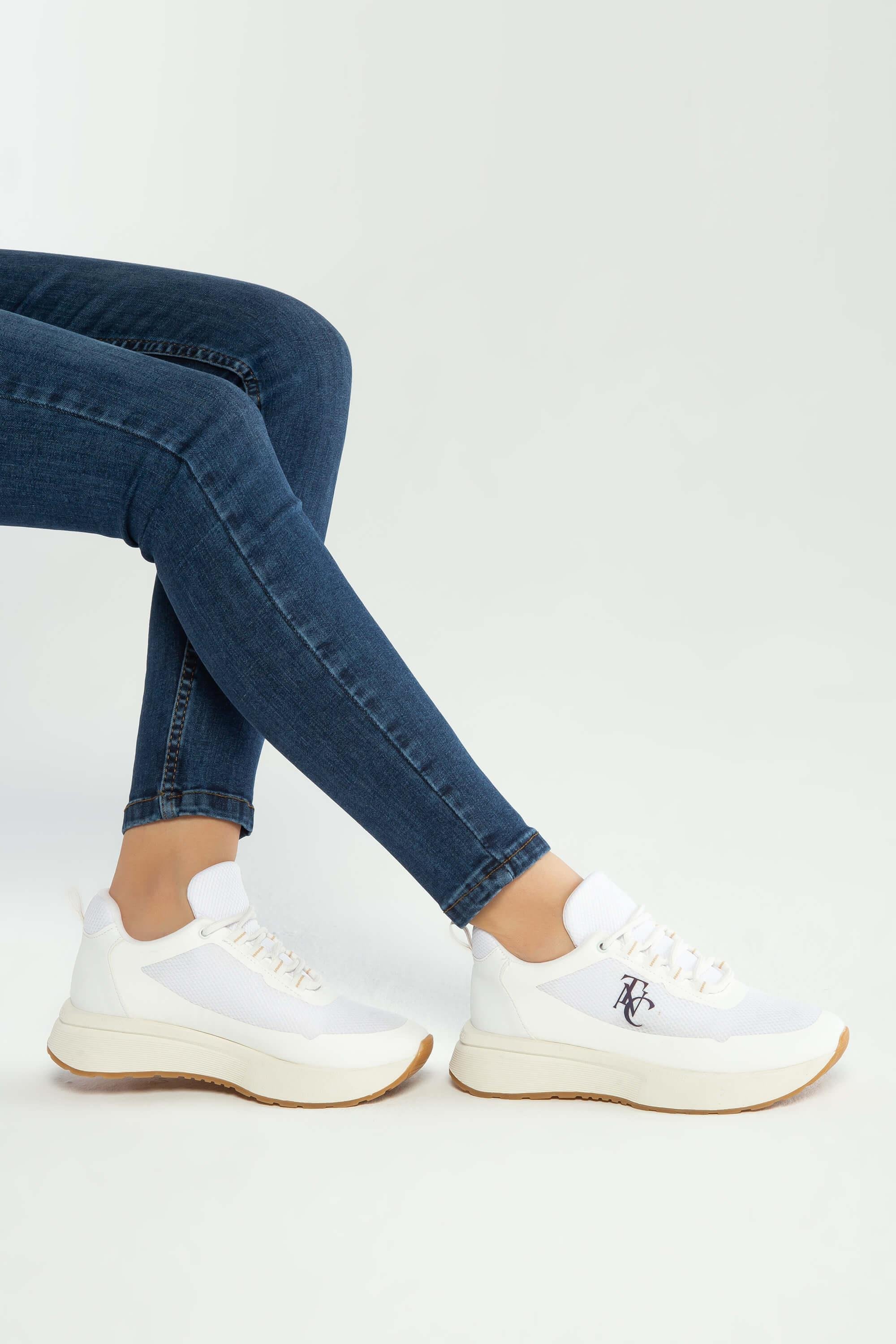 Tamer Tanca Kadın Vegan Beyaz Sneakers & Spor Ayakkabı
