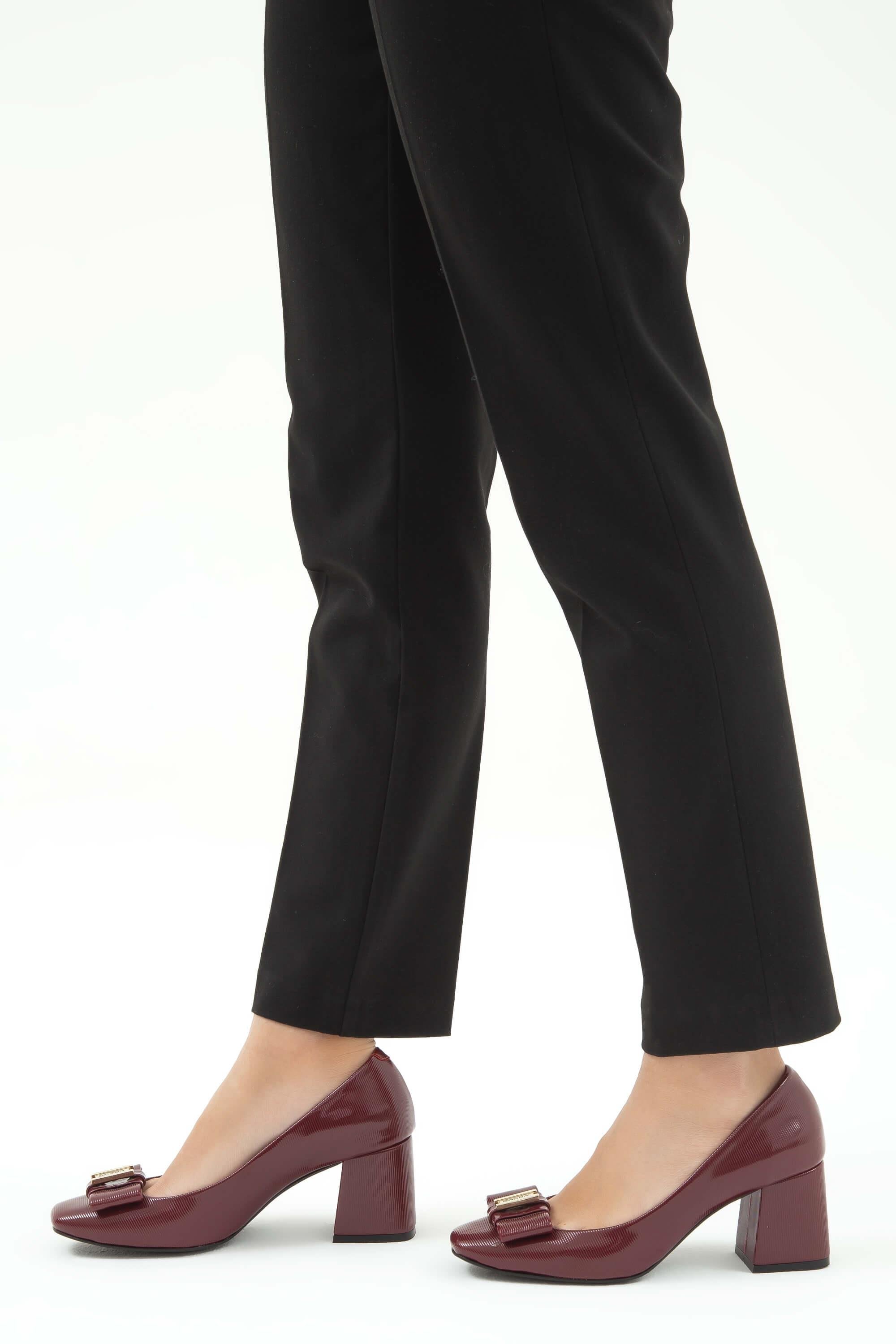 Tamer Tanca Kadın Vegan Bordo Abiye Ayakkabı