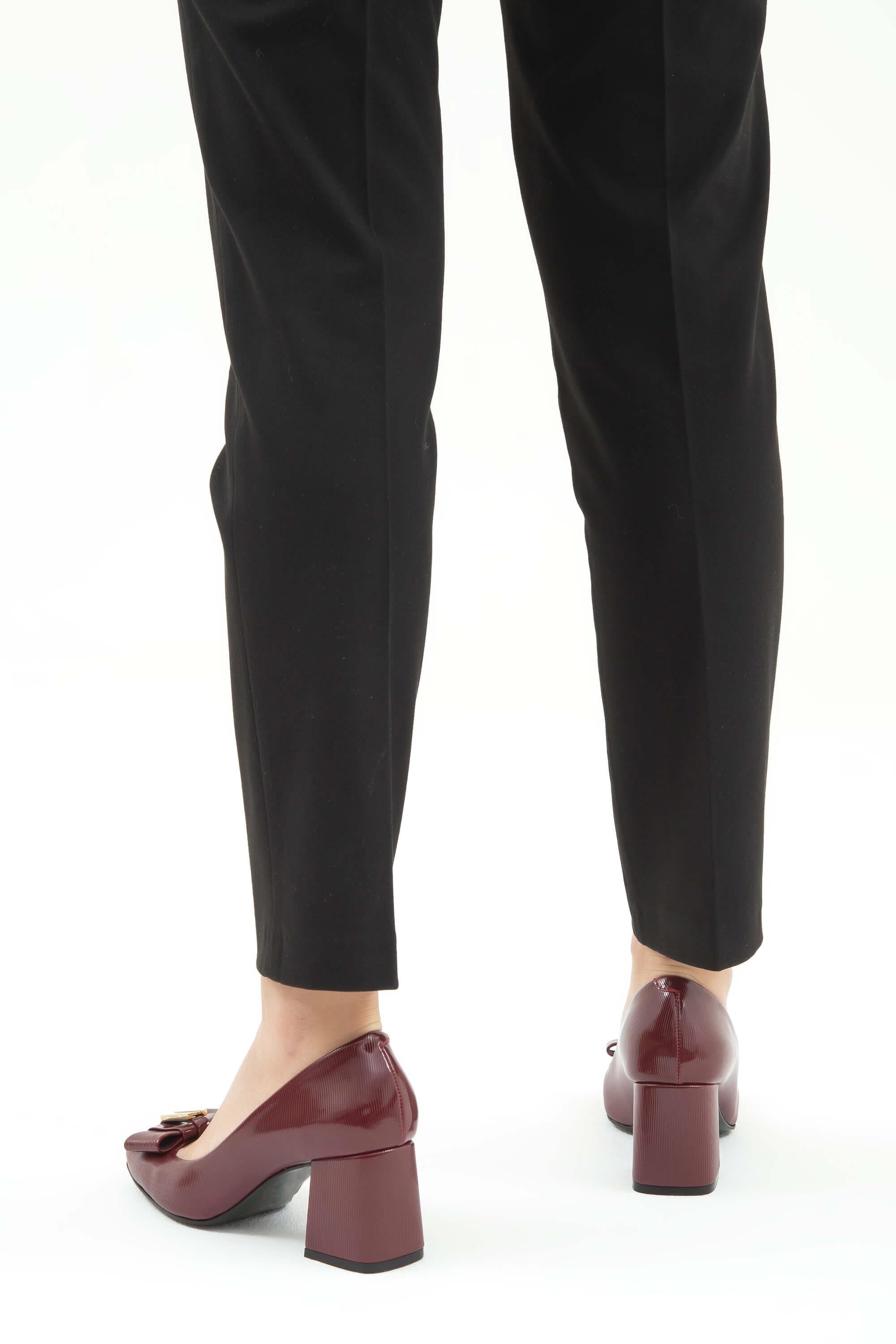 Tamer Tanca Kadın Vegan Bordo Abiye Ayakkabı