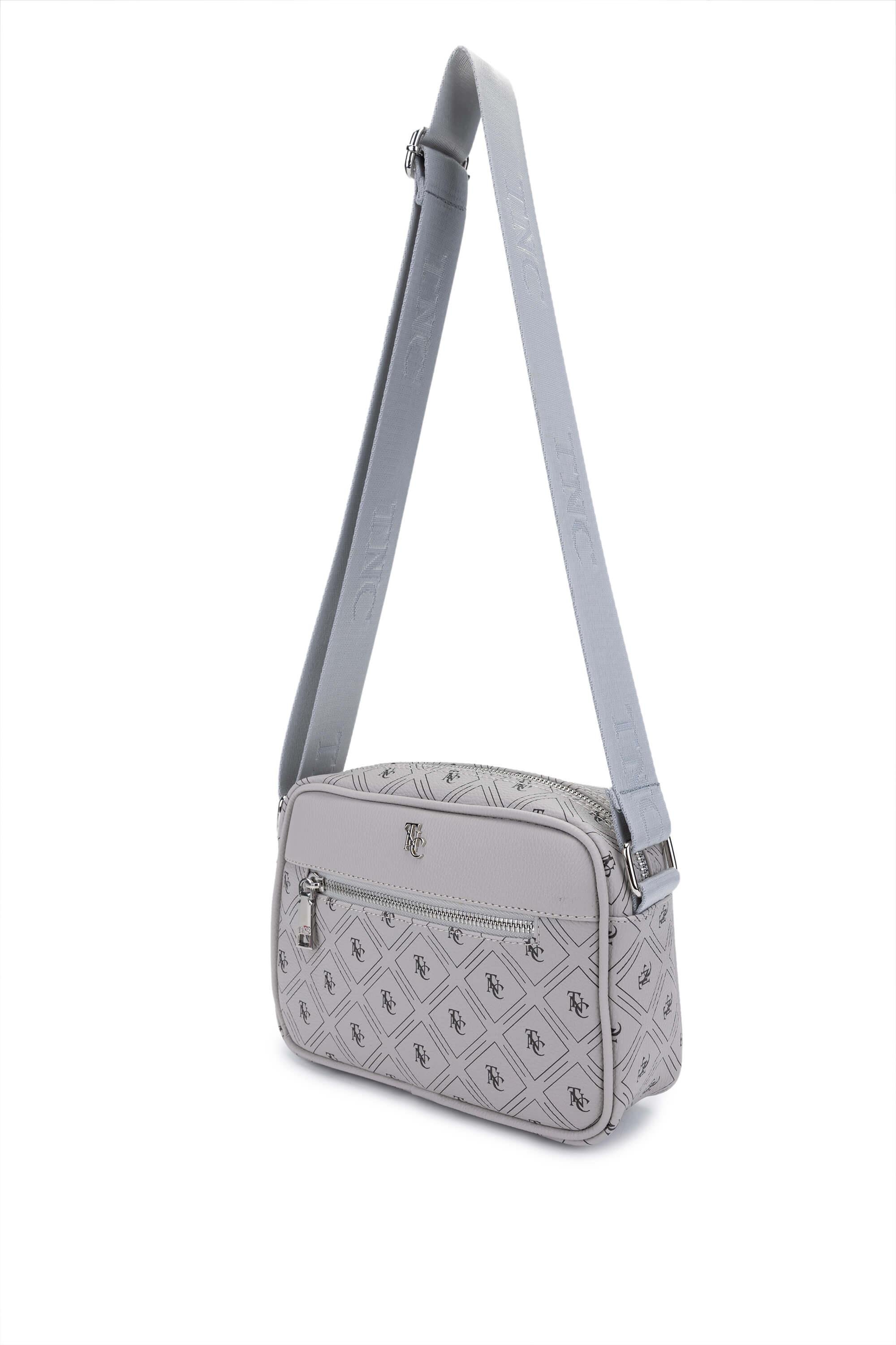 Tamer Tanca Kadın Vegan Gri Postacı Çanta