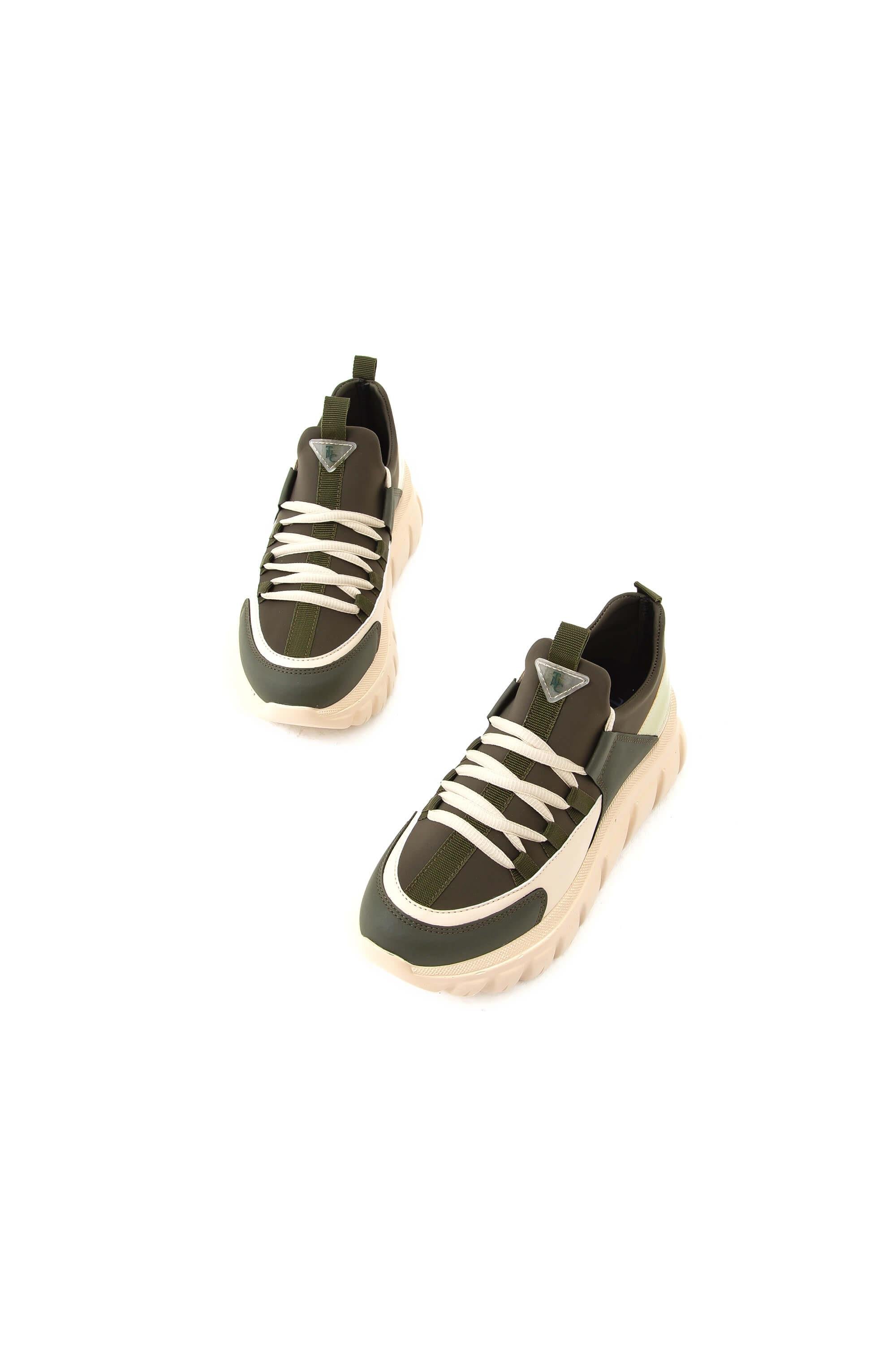 Tamer Tanca Kadın Vegan Haki Sneakers & Spor Ayakkabı