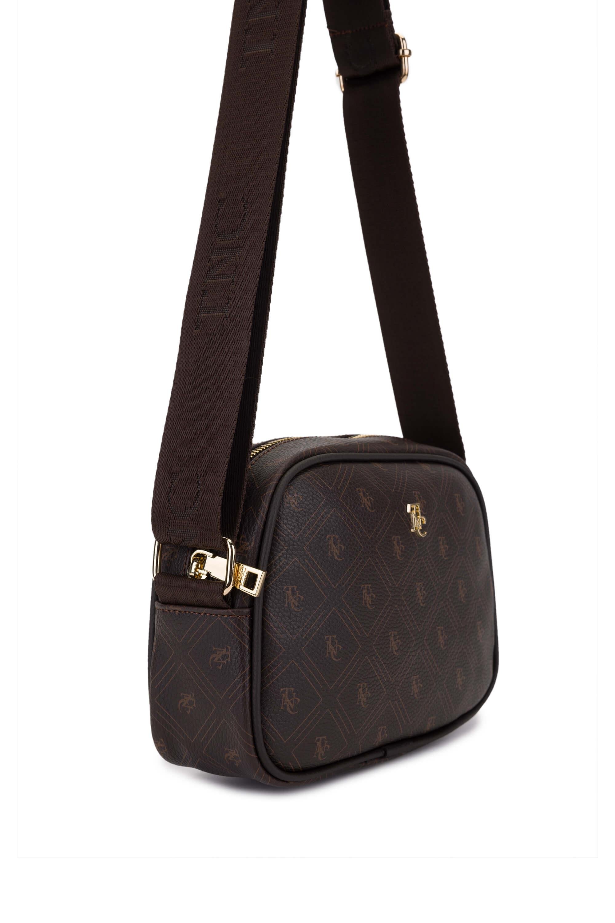 Tamer Tanca Kadın Vegan Kahverengi Postacı Çanta