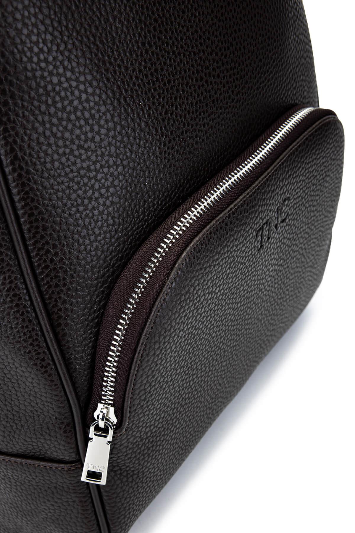 Tamer Tanca Kadın Vegan Kahverengi Sırt Çantası