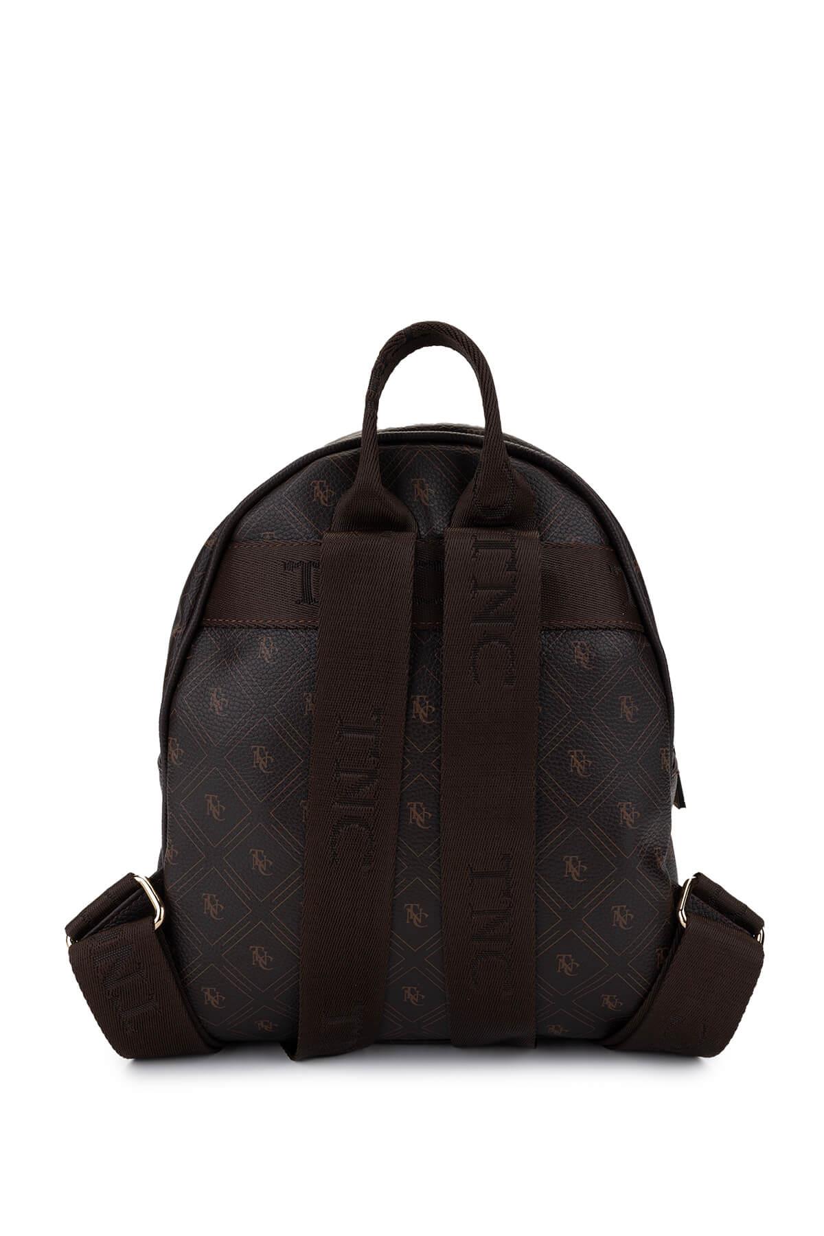 Tamer Tanca Kadın Vegan Kahverengi Sırt Çantası