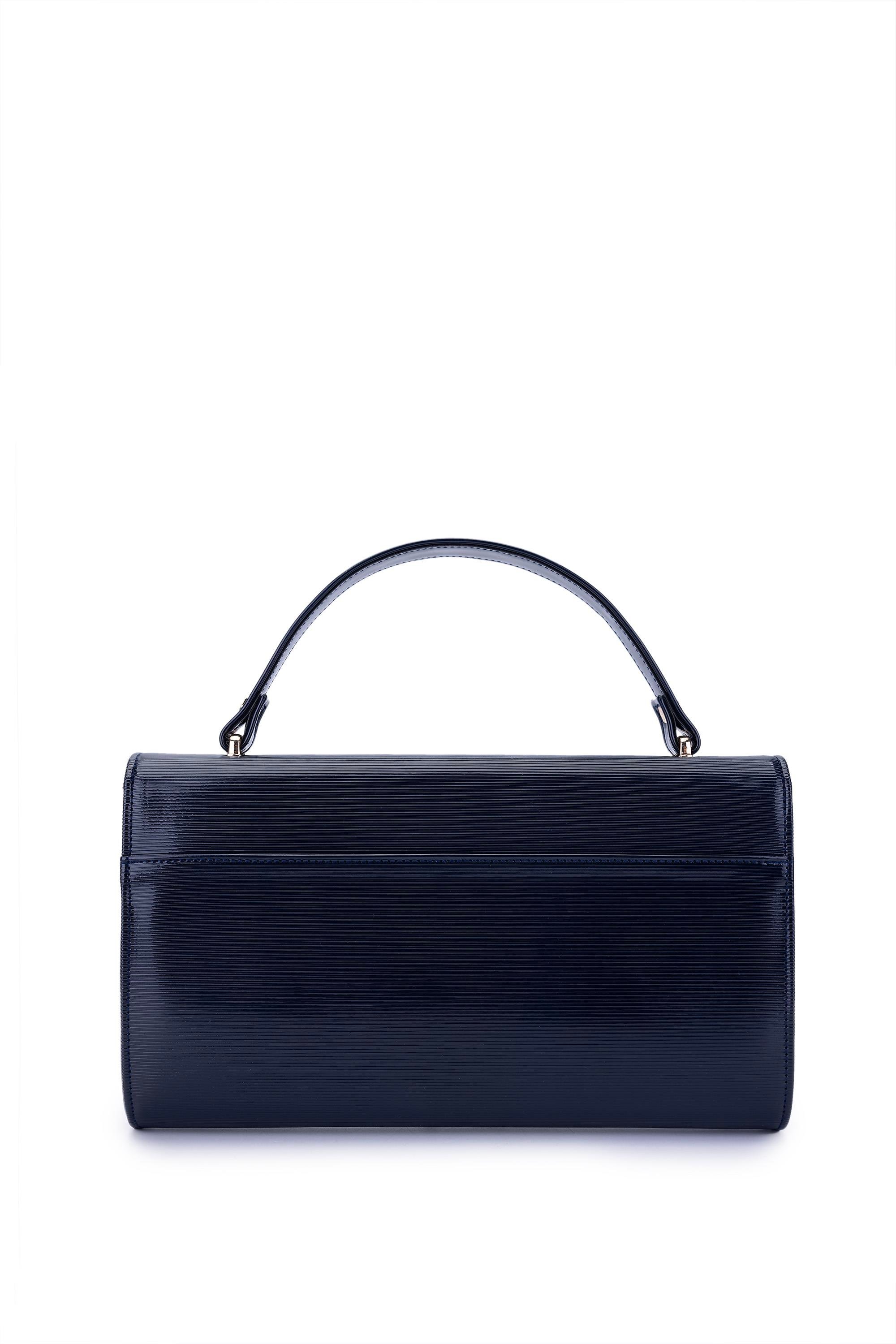 Tamer Tanca Kadın Vegan Lacivert El Çantası