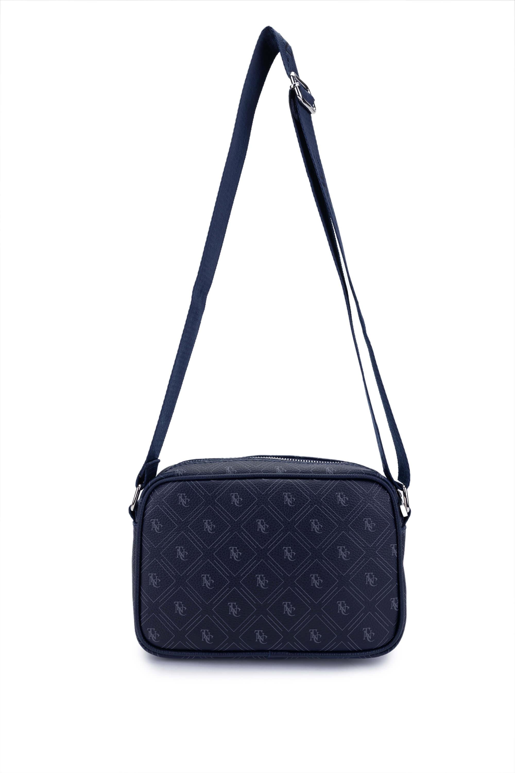 Tamer Tanca Kadın Vegan Lacivert Postacı Çanta