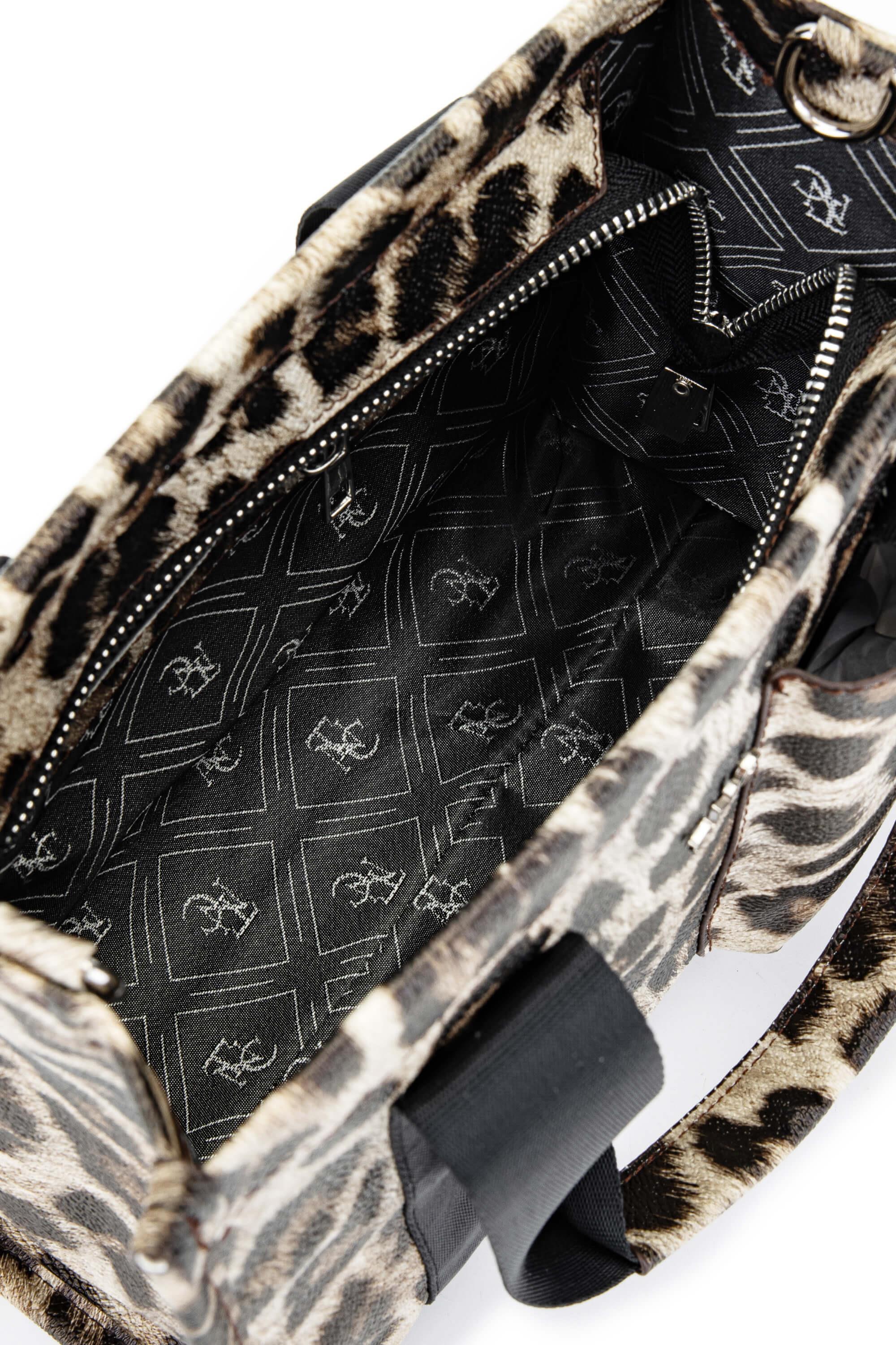 Tamer Tanca Kadın Vegan Leopar Omuz Çanta