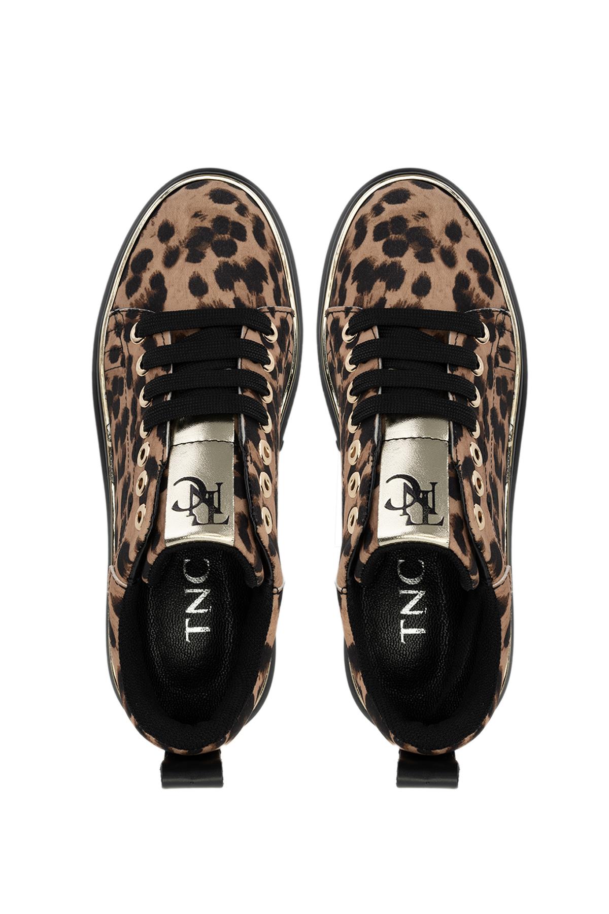 Tamer Tanca Kadın Vegan Leopar Sneakers & Spor Ayakkabı