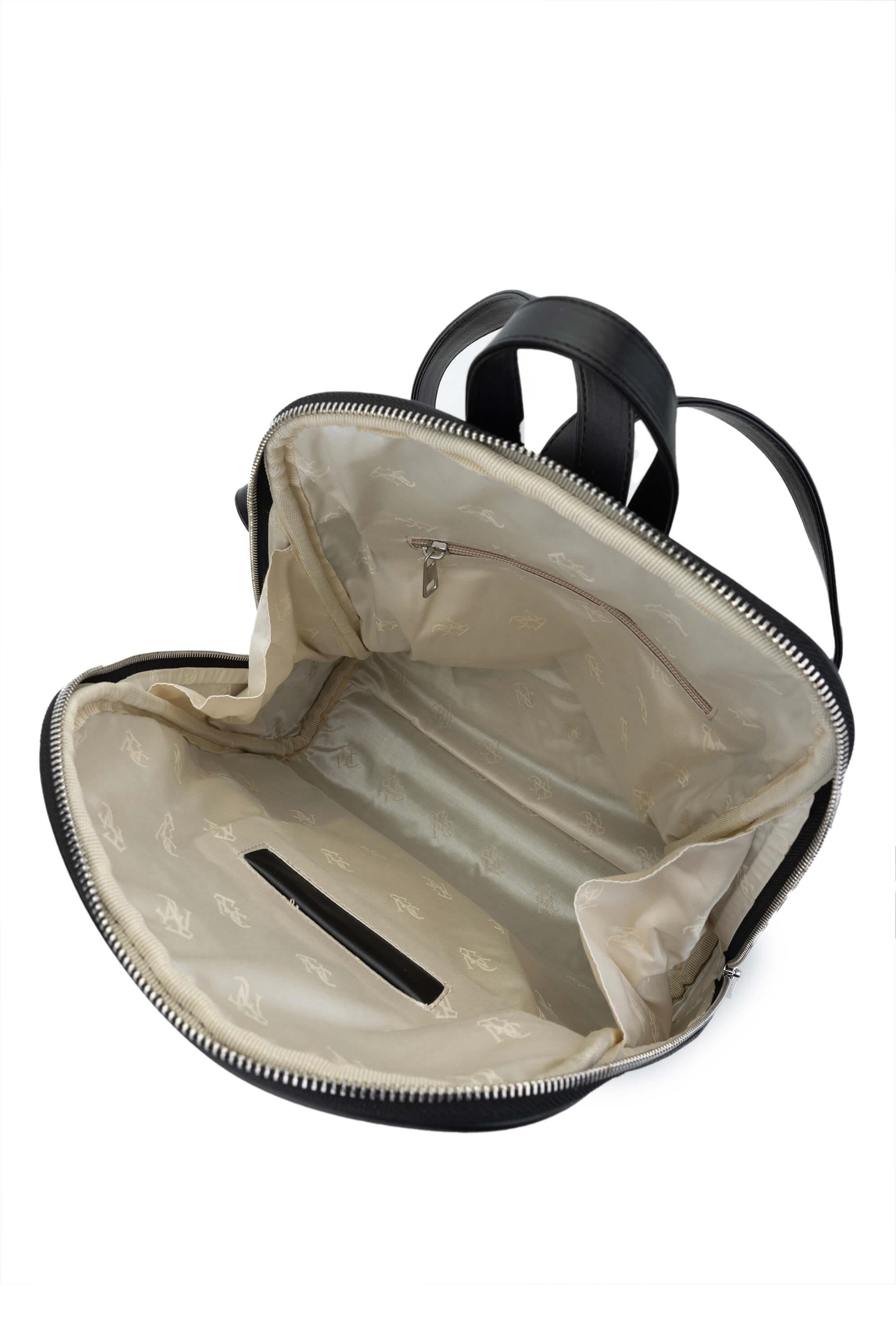 Tamer Tanca Kadın Vegan Siyah Floter Sırt Çantası