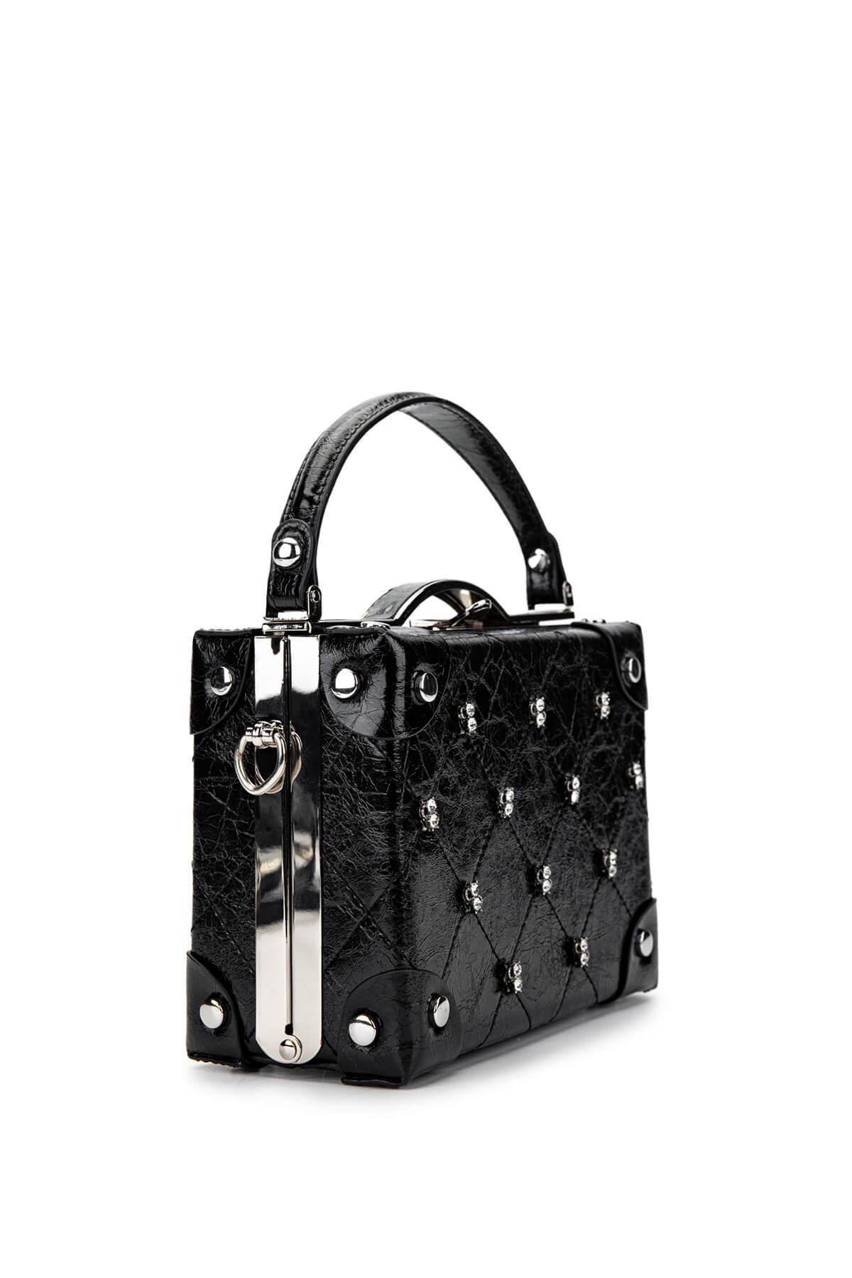 Tamer Tanca Kadın Vegan Siyah Omuz Çanta