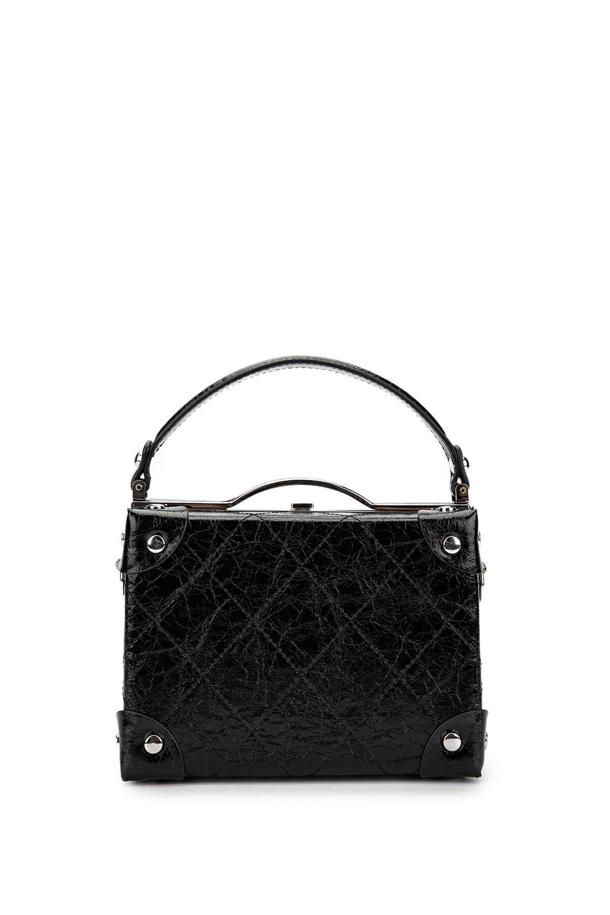 Tamer Tanca Kadın Vegan Siyah Omuz Çanta