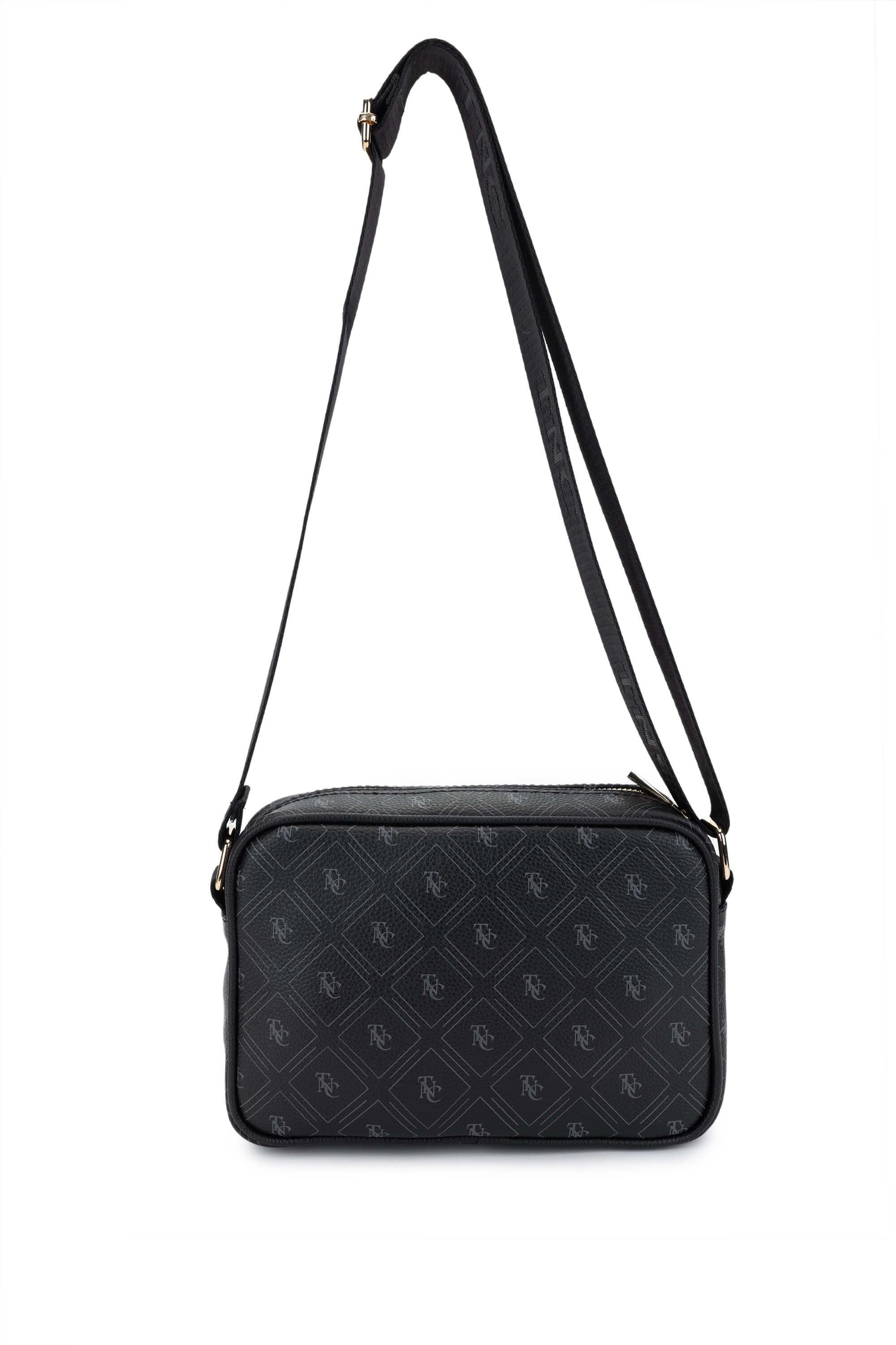 Tamer Tanca Kadın Vegan Siyah Postacı Çanta