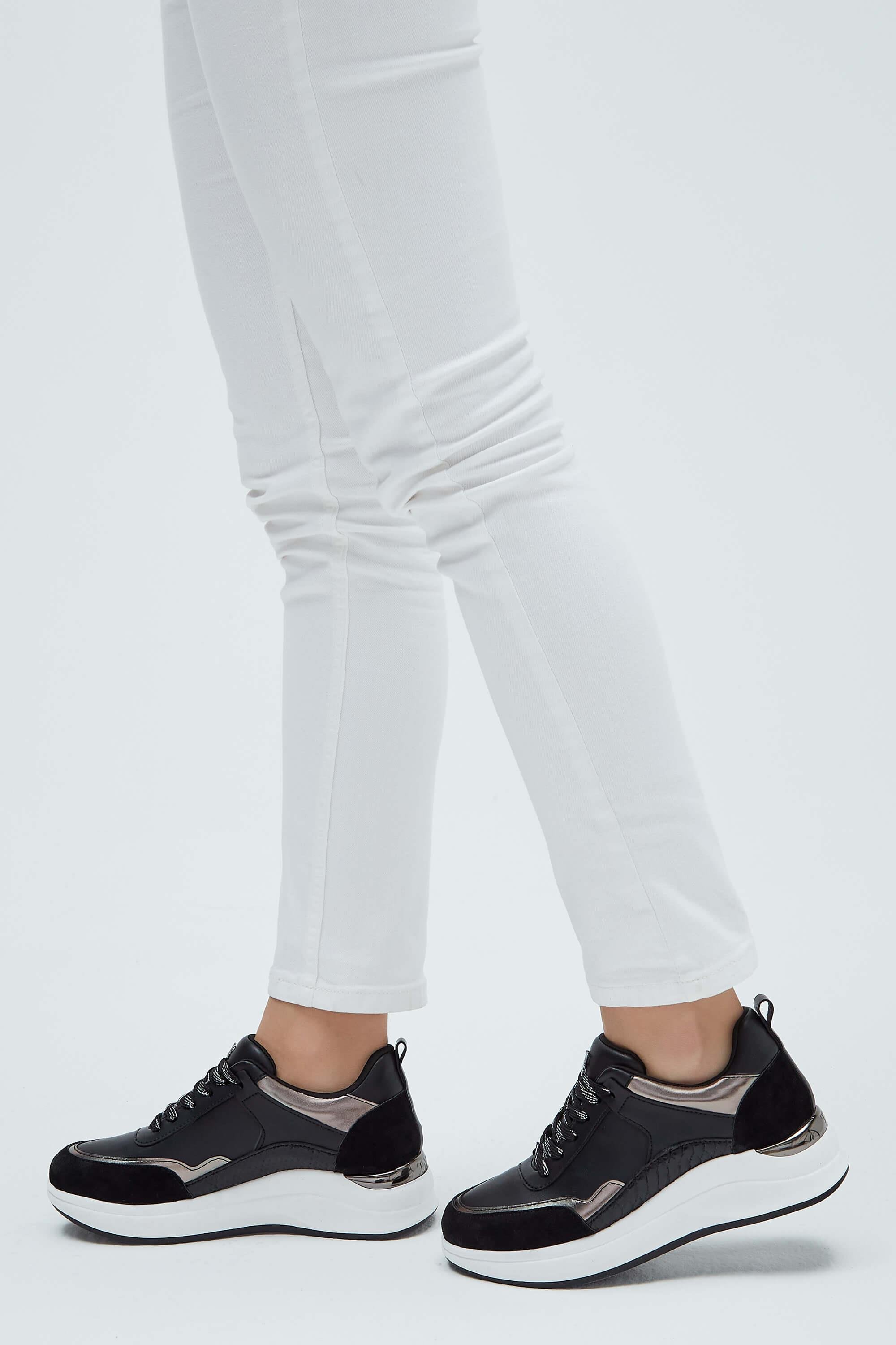 Tamer Tanca Kadın Vegan Siyah Sneakers & Spor Ayakkabı