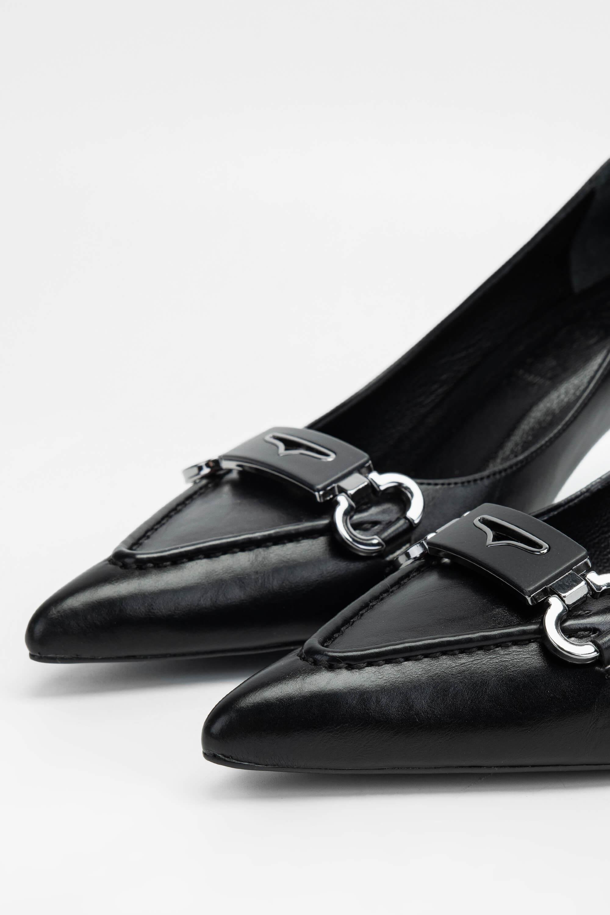 Tamer Tanca Kadın Vegan Siyah Topuklu & Stiletto Ayakkabı