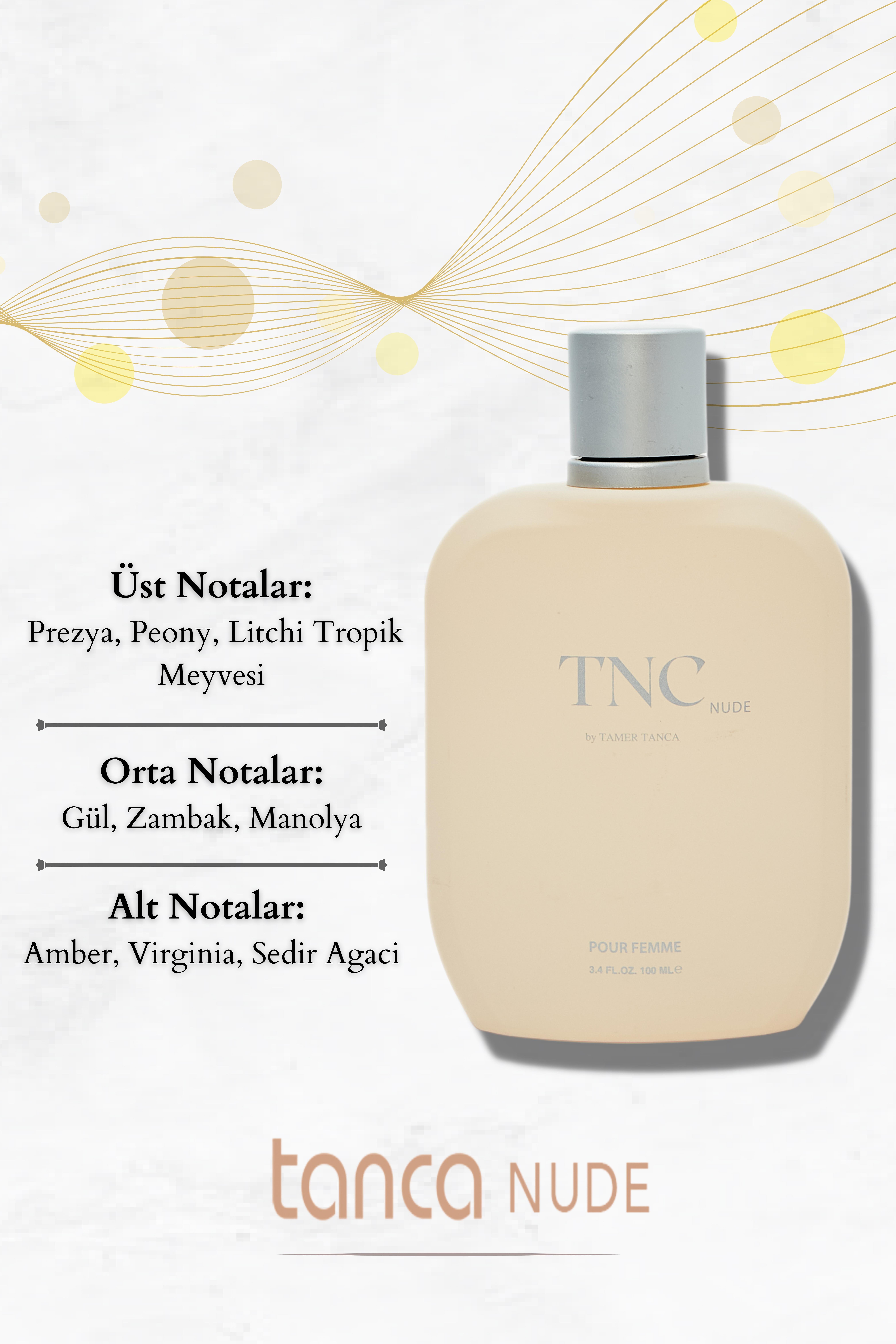 Tamer Tanca Unisex Bej Parfüm Parfum