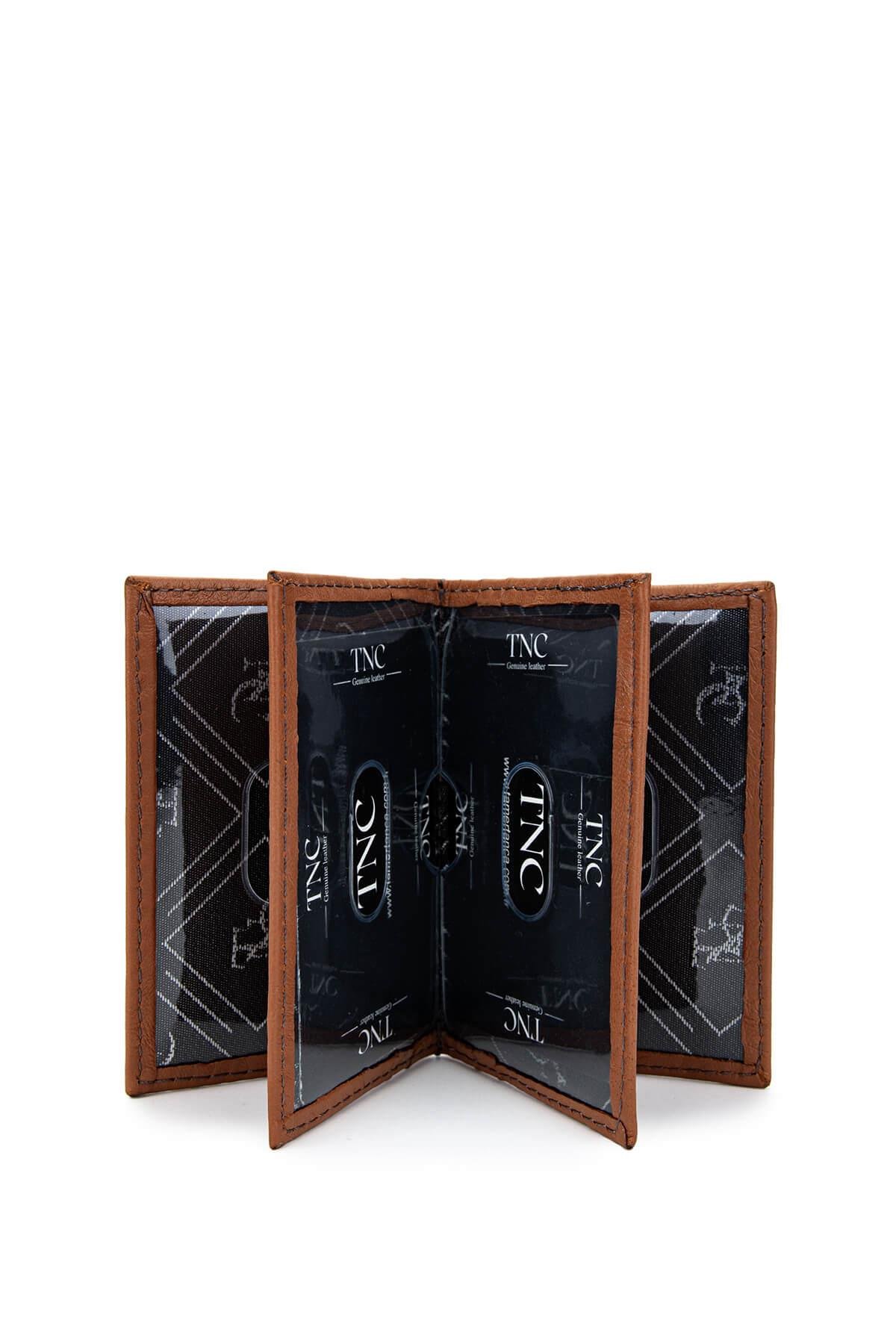 Tamer Tanca Unisex Hakiki Deri Taba Deri Kartlık