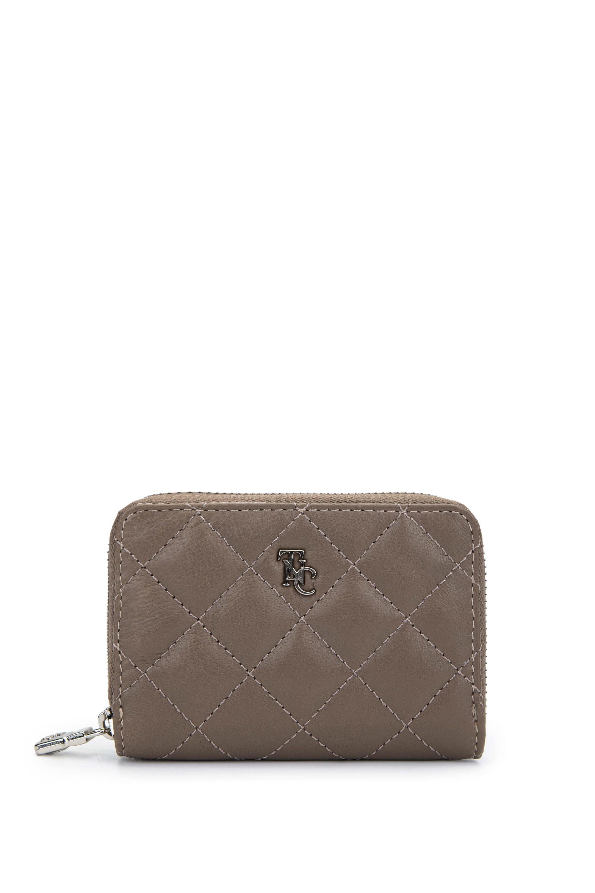 Tamer Tanca Unisex Hakiki Deri Vizon Cüzdan Cuzdan