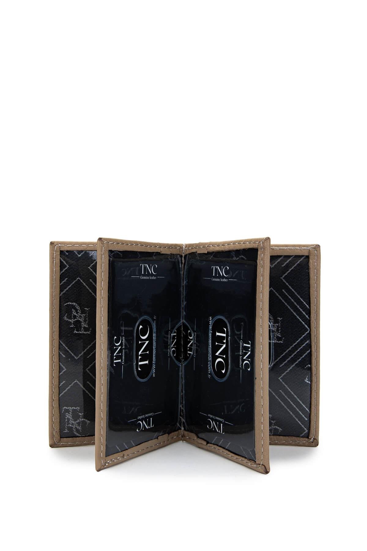 Tamer Tanca Unisex Hakiki Deri Vizon Kartlık