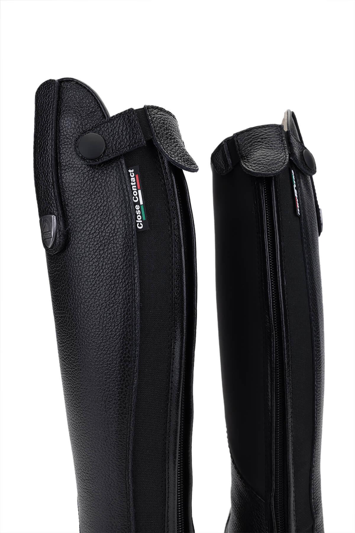 Tattini Çocuk Hakiki Deri Siyah (Medium) Binici Cizmesi Çizme