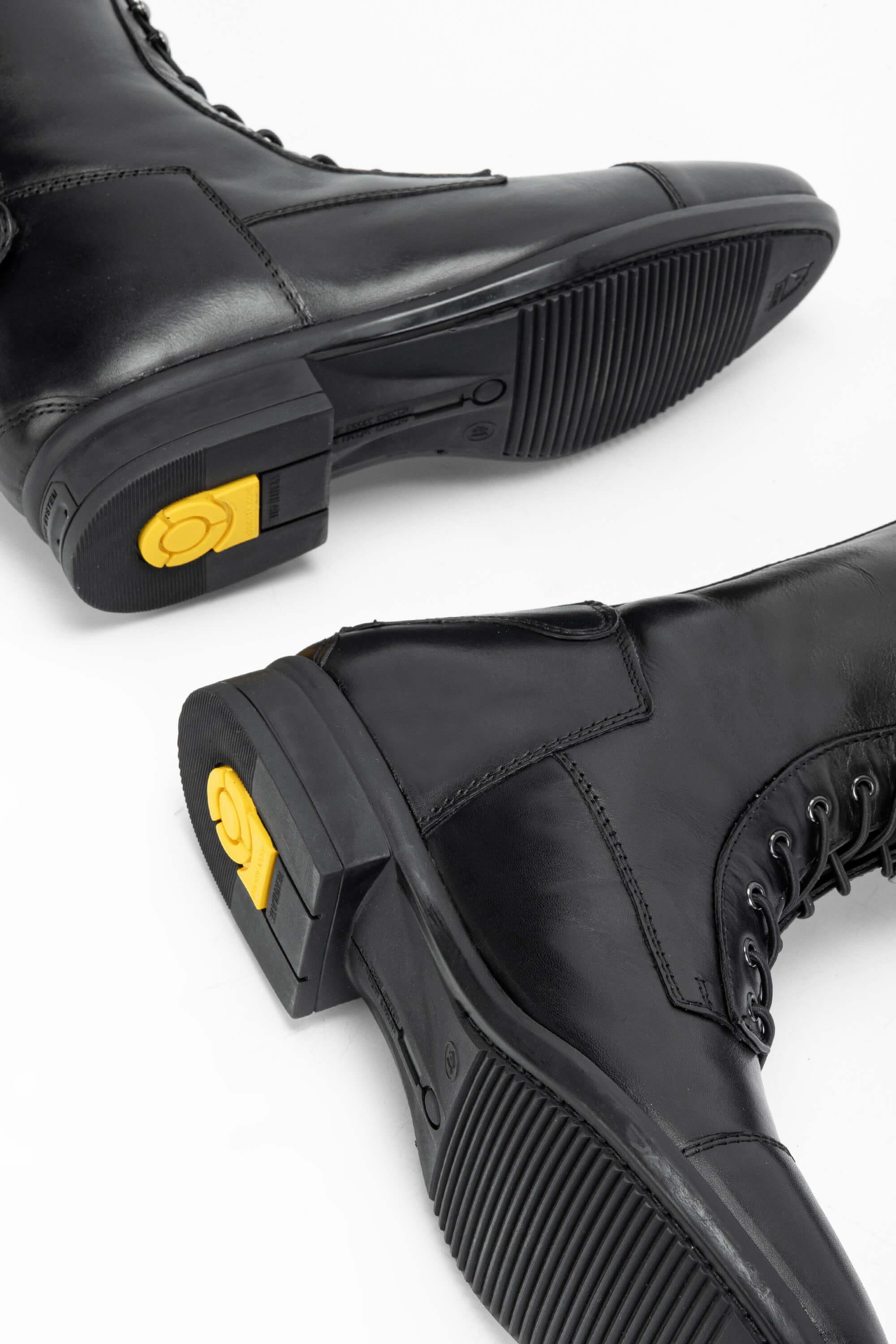 Tattini Unisex Hakiki Deri Siyah M/L Binici Cizmesi Çizme