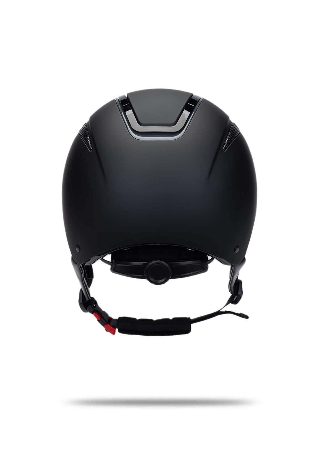 Tattini Unisex Siyah Binici Kaskı Şapka