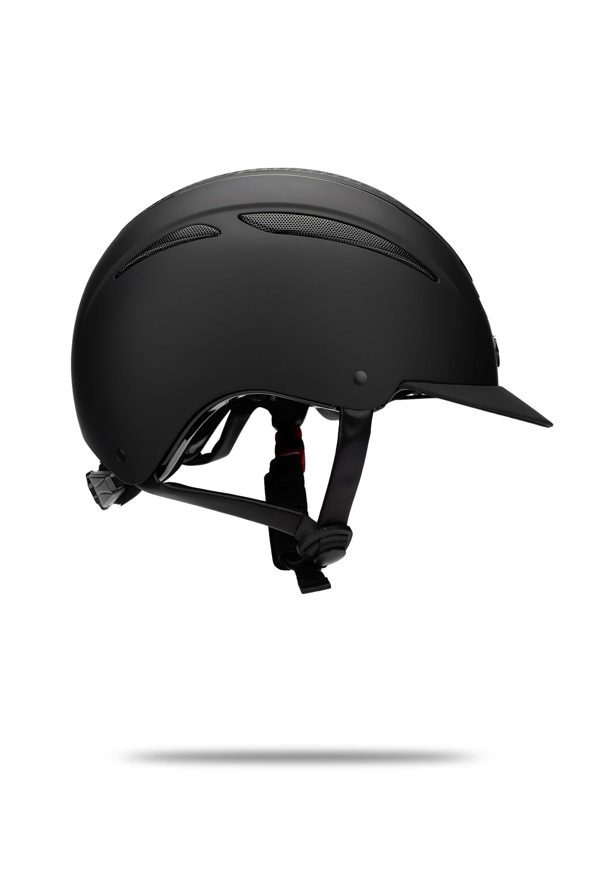 Tattini Unisex Siyah Binici Kaskı Şapka