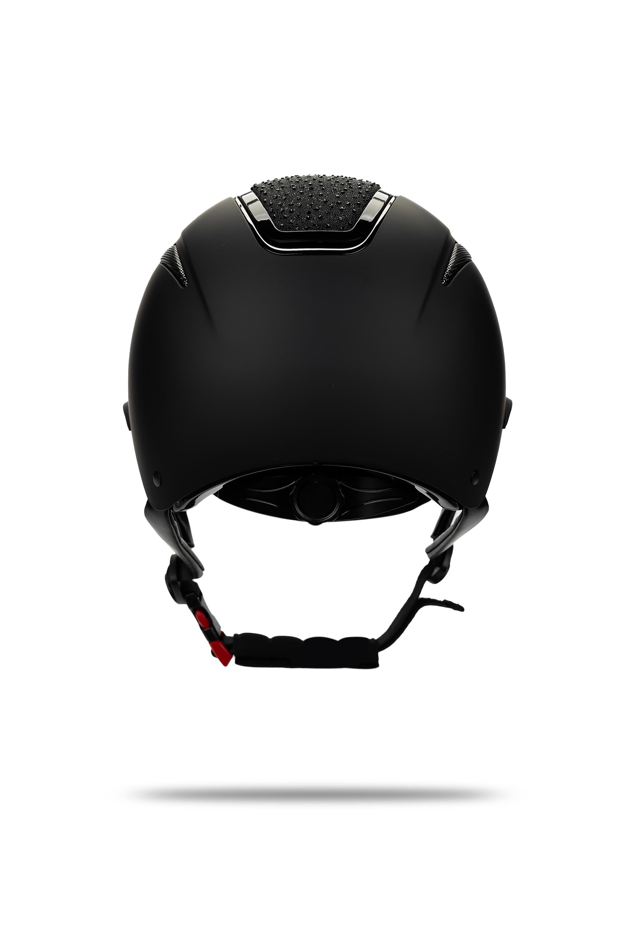 Tattini Unisex Siyah Binici Kaskı Şapka