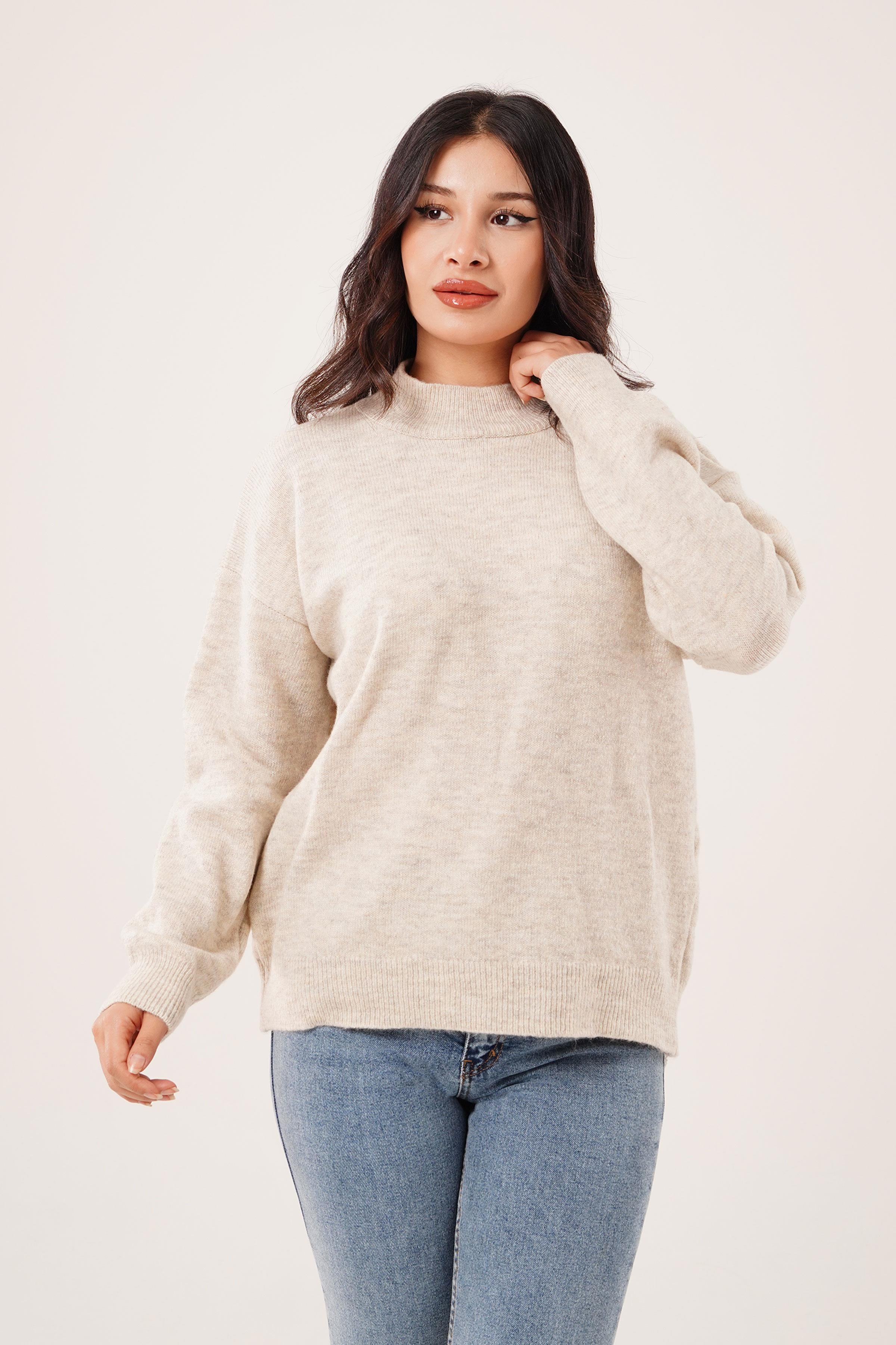 BİSİKLET YAKA BASİC TRİKO KAZAK